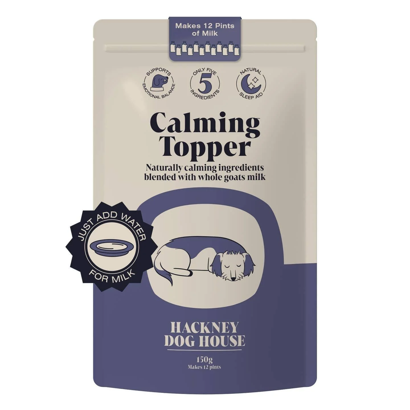 ✨ ON SALE NOW ✨
🐶💤 Calm, relax &amp; unwind naturally
Our soothing goat&rsquo;s milk blend helps ease anxiety, stress &amp; hyperactivity 💛
🥛 Makes up to 12 pints
🍽️ Sprinkle or mix into a calming drink
🌿 100% natural, no nasties
🐾 Suitable fo