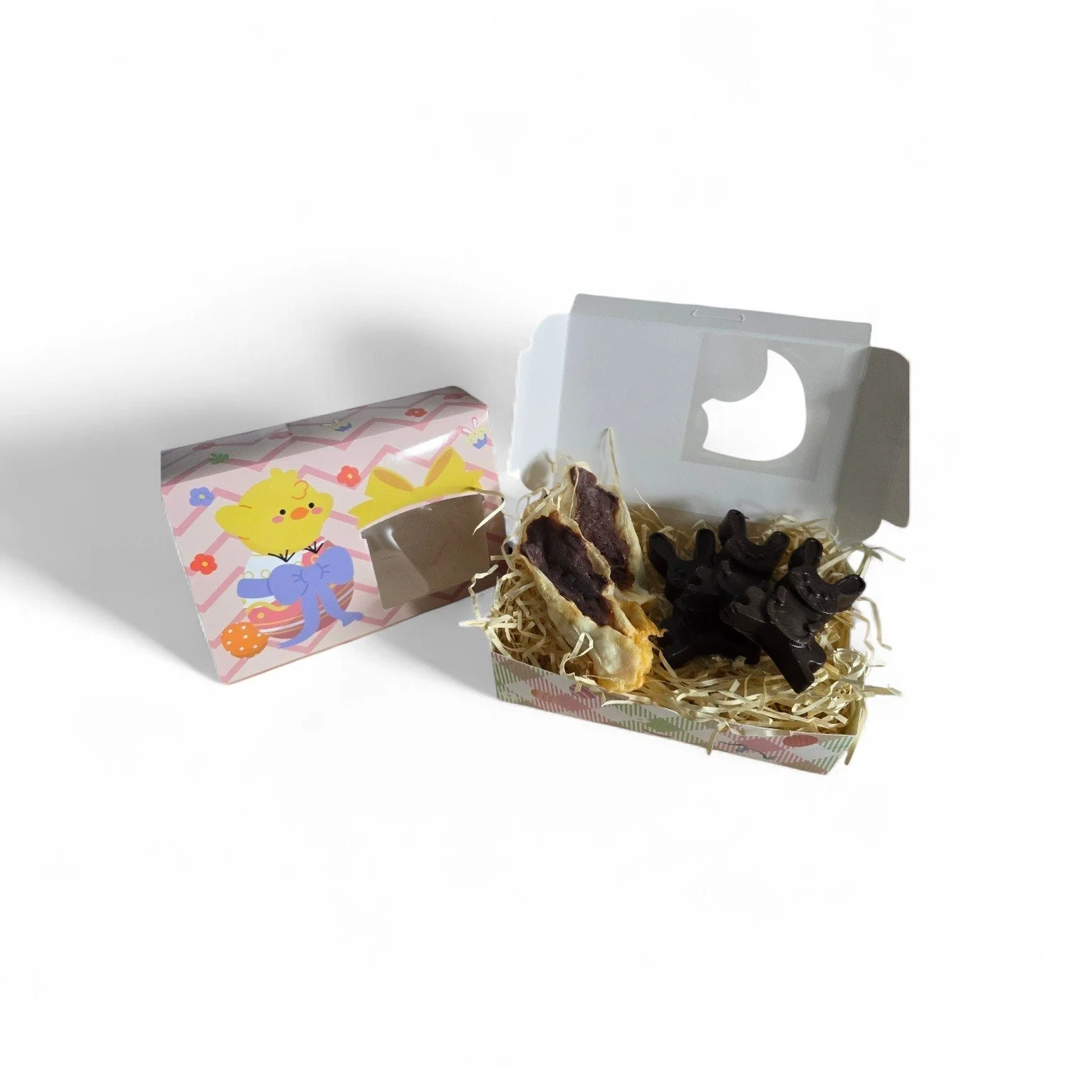 An egg-stra special Easter treat box made just for your pup 🐣🐾
Make their Easter unforgettable with our Easter Gift Box &ndash; packed with irresistible, high-quality treats your dog will love from first sniff to last bite 🤍
Inside this delicious 