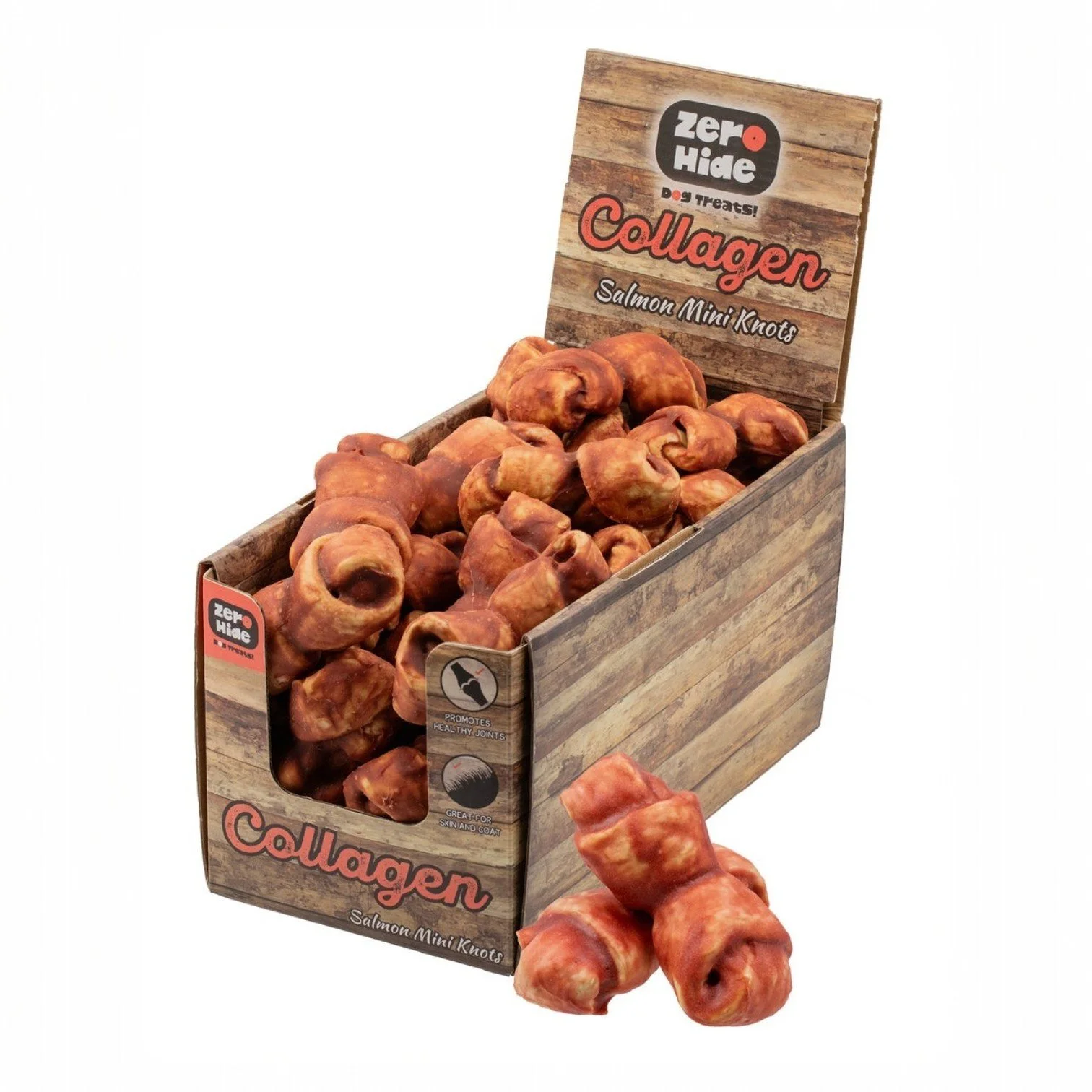 🐟✨ NEW TREAT DROP ✨🐟
Meet our Collagen Salmon Mini Knots &mdash;  twists of goodness your dog will go absolutely feral for (in the best way 😌🐶).
These little knots are designed to support: 💛 Healthy skin &amp; shiny coats
🦴 Happy joints &amp; m