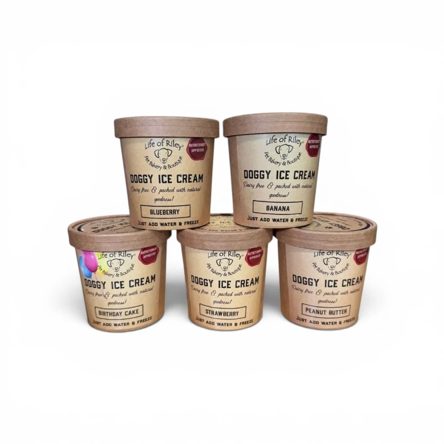 🍦 Doggy Ice Cream Mix &ndash; The Coolest Treat This Summer! 🐾

Treat your pup to a refreshing frozen snack with our freeze-at-home Doggy Ice Cream Mix!

Just add water, mix, freeze, and serve. Made with natural, grain-free ingredients and availabl