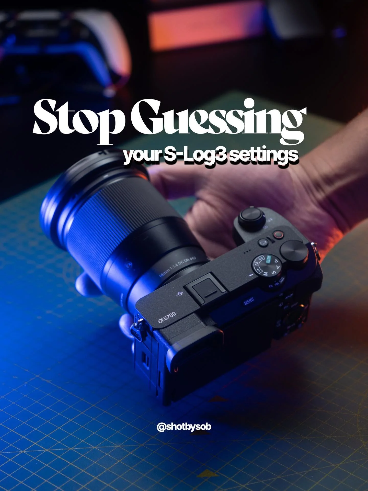 S-Log3 can look scary at first.

Flat, noisy, washed out&hellip; and you start thinking you&rsquo;ve done something wrong.

The truth is most people don&rsquo;t mess up in the grade.
They mess up in the settings.

This carousel shows the exact S-Log3