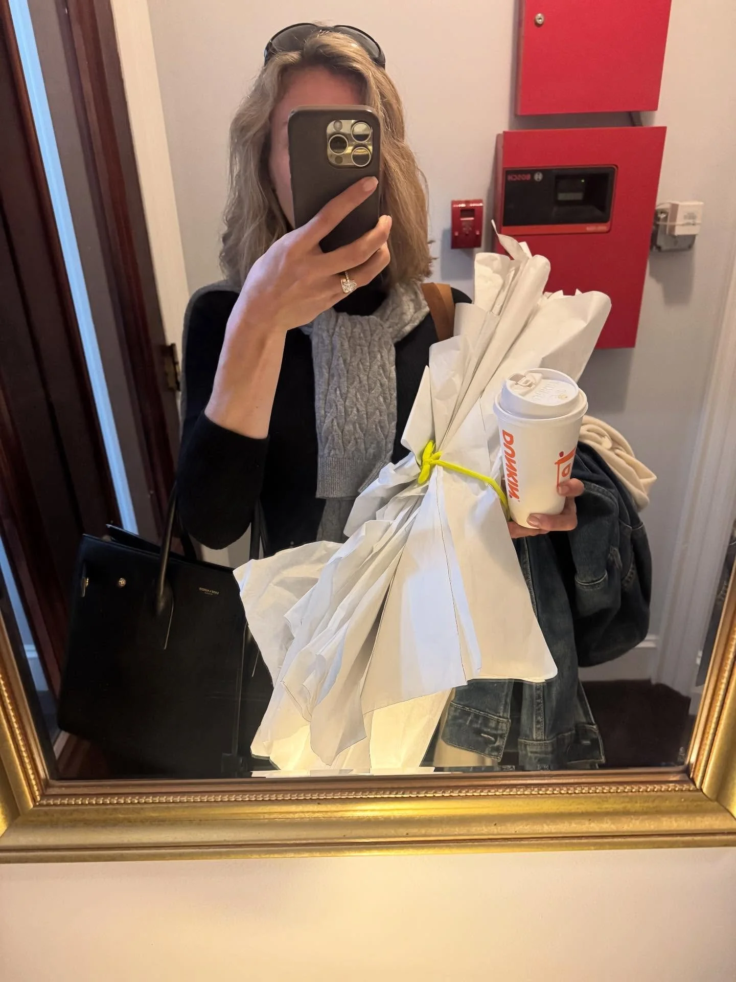 What progress looks like! Our fall/winter samples are finished; straight from our manufacturing partner in Boston. Brutus has claimed this skirt 😉, but we&rsquo;re excited to share skirts available for purchase soon! 🤍

In case you forgot - &ldquo;