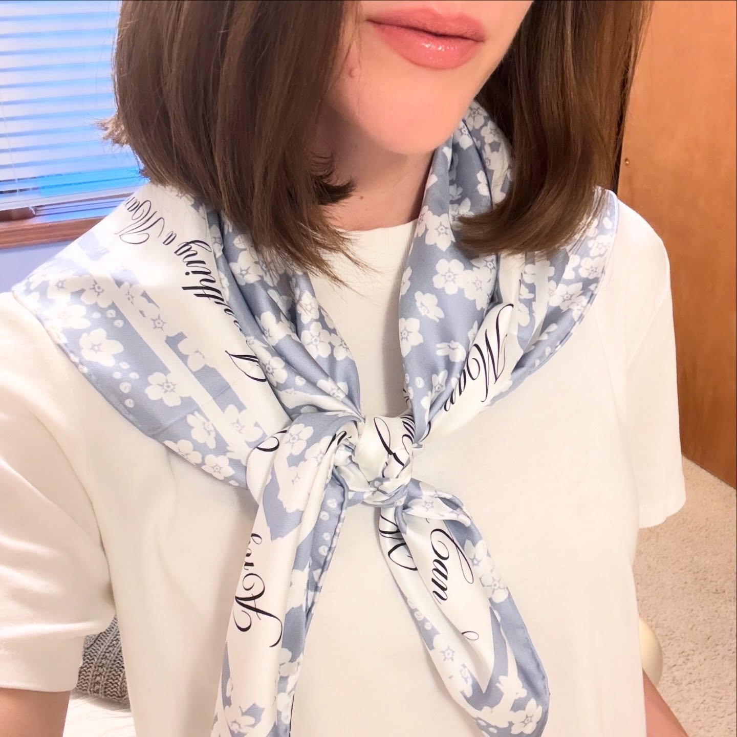 The best details are quietly obvious. 🌷

A limited number of Forget-Me-Not silk scarves are now in stock! 

&ldquo;Anything a man can do, a woman can do in a skirt.&rdquo;