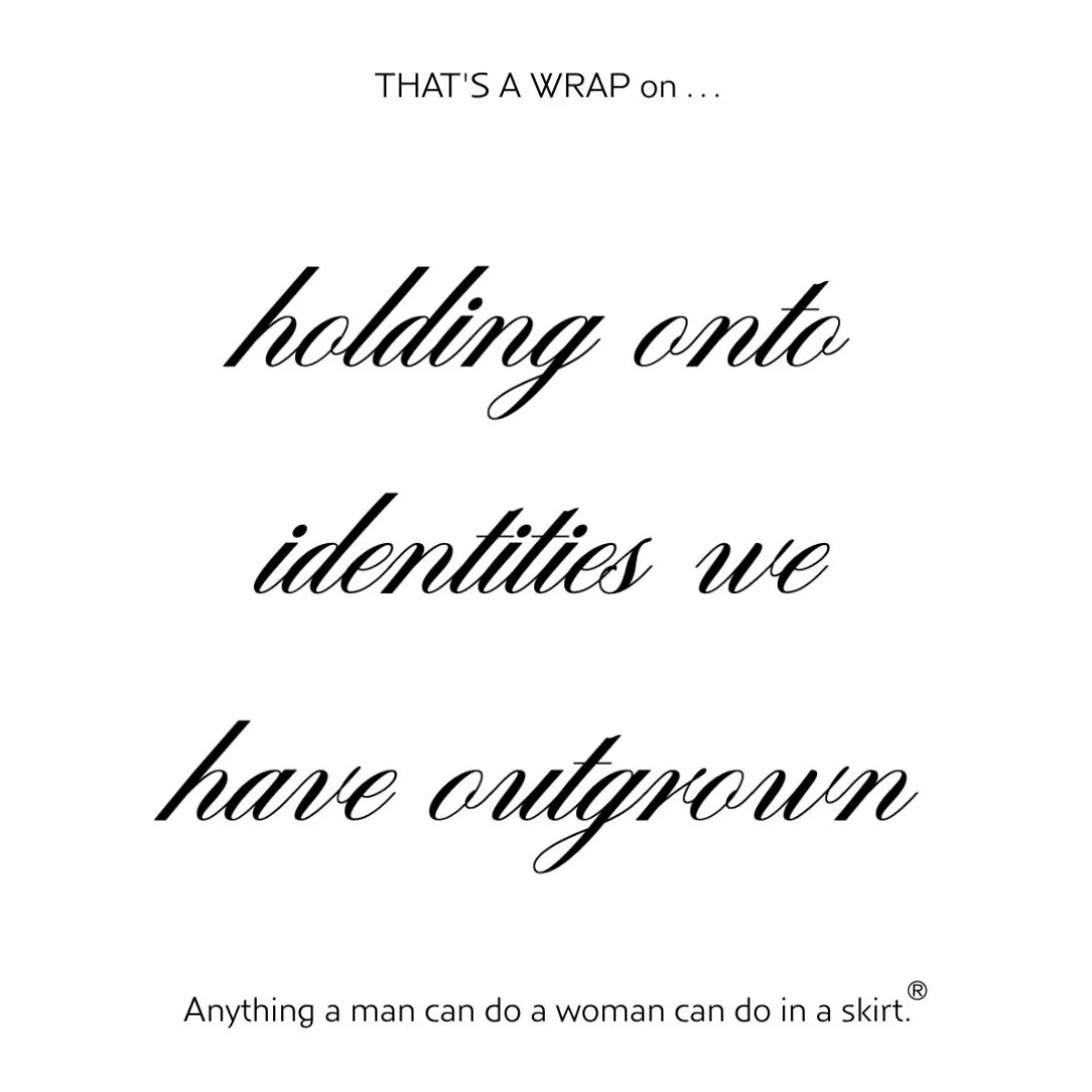 Take a moment to slow down, and observe your thought patterns, habits, and decisions that you&rsquo;re struggling to make. 

How many of these are the product of identities that you&rsquo;ve outgrown? 

We challenge you to get rid of the residue of o