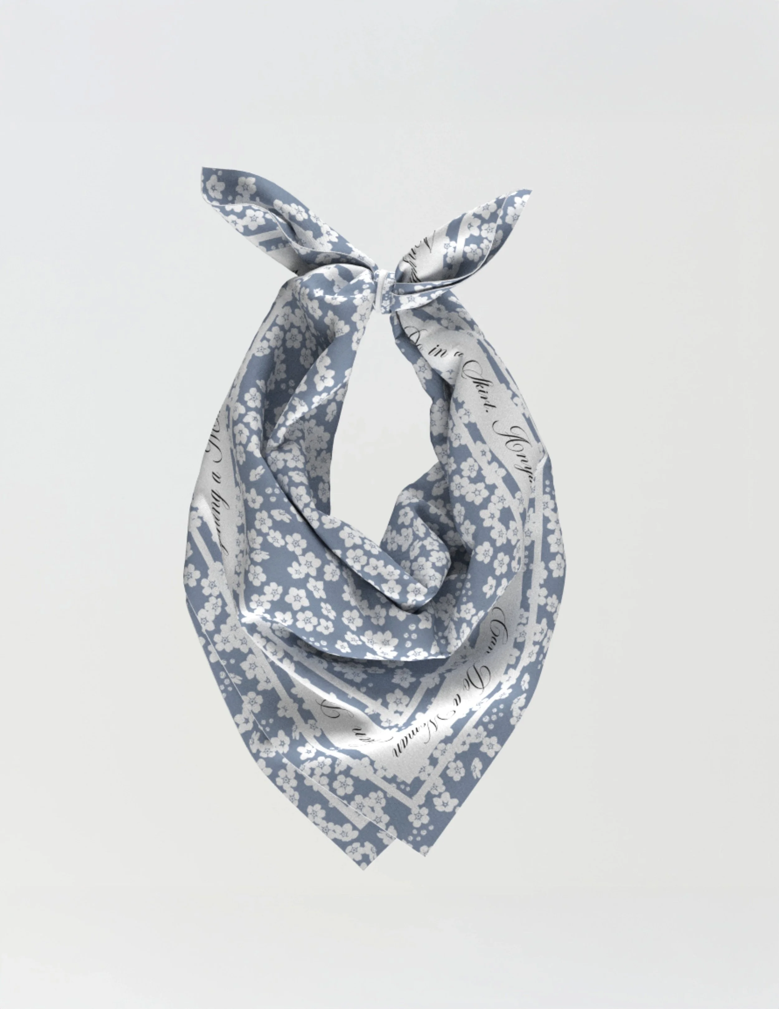 Forget-Me-Not Scarf — Baby Blue