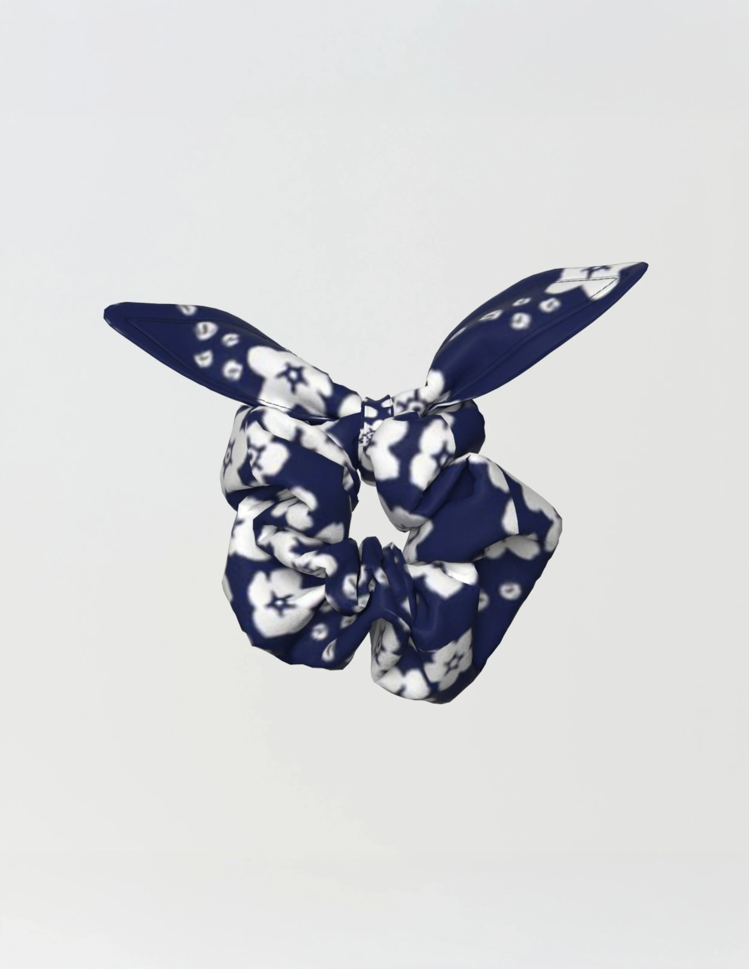 Forget-Me-Not Hair Tie — Classic Navy