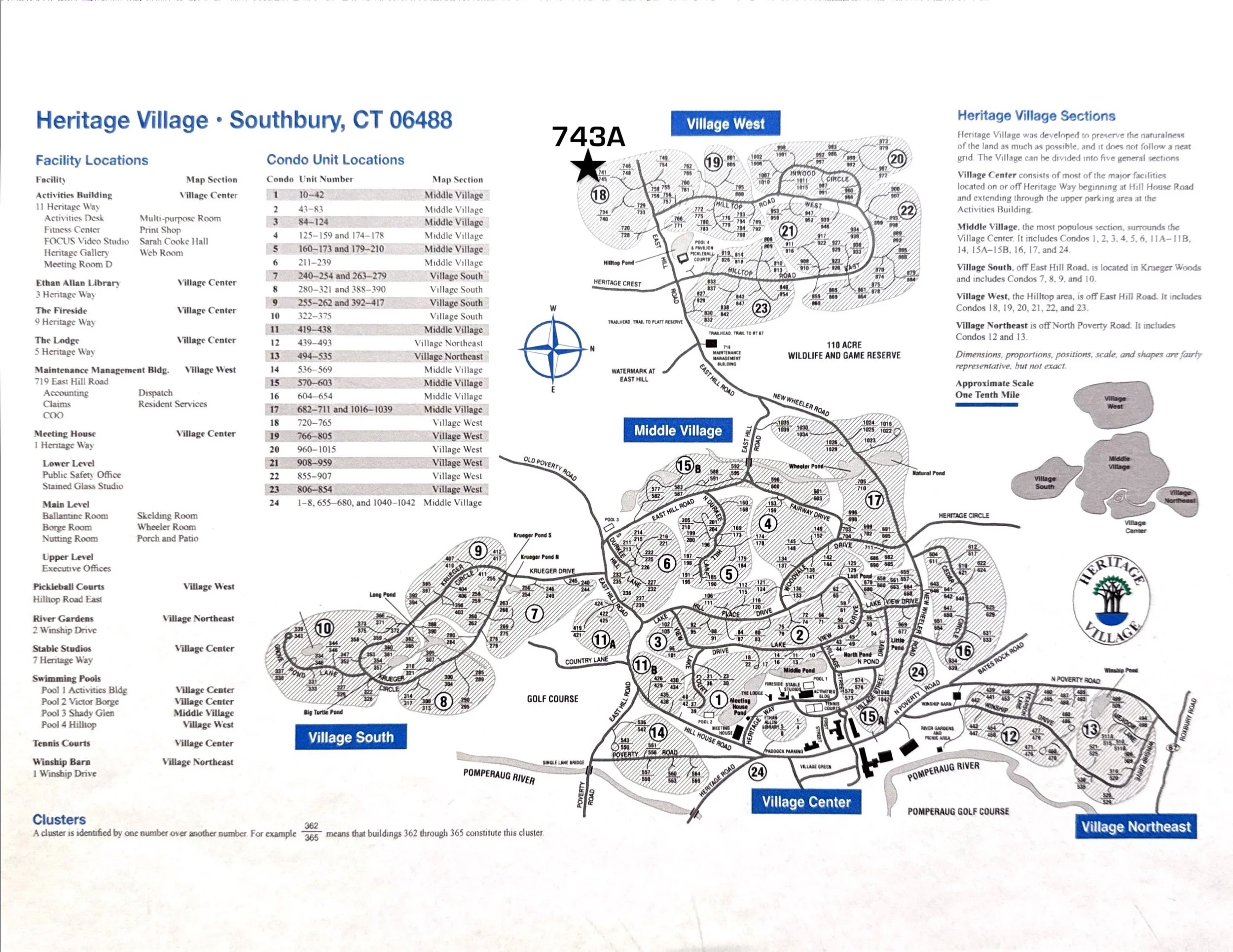 Map — 743A Heritage Village