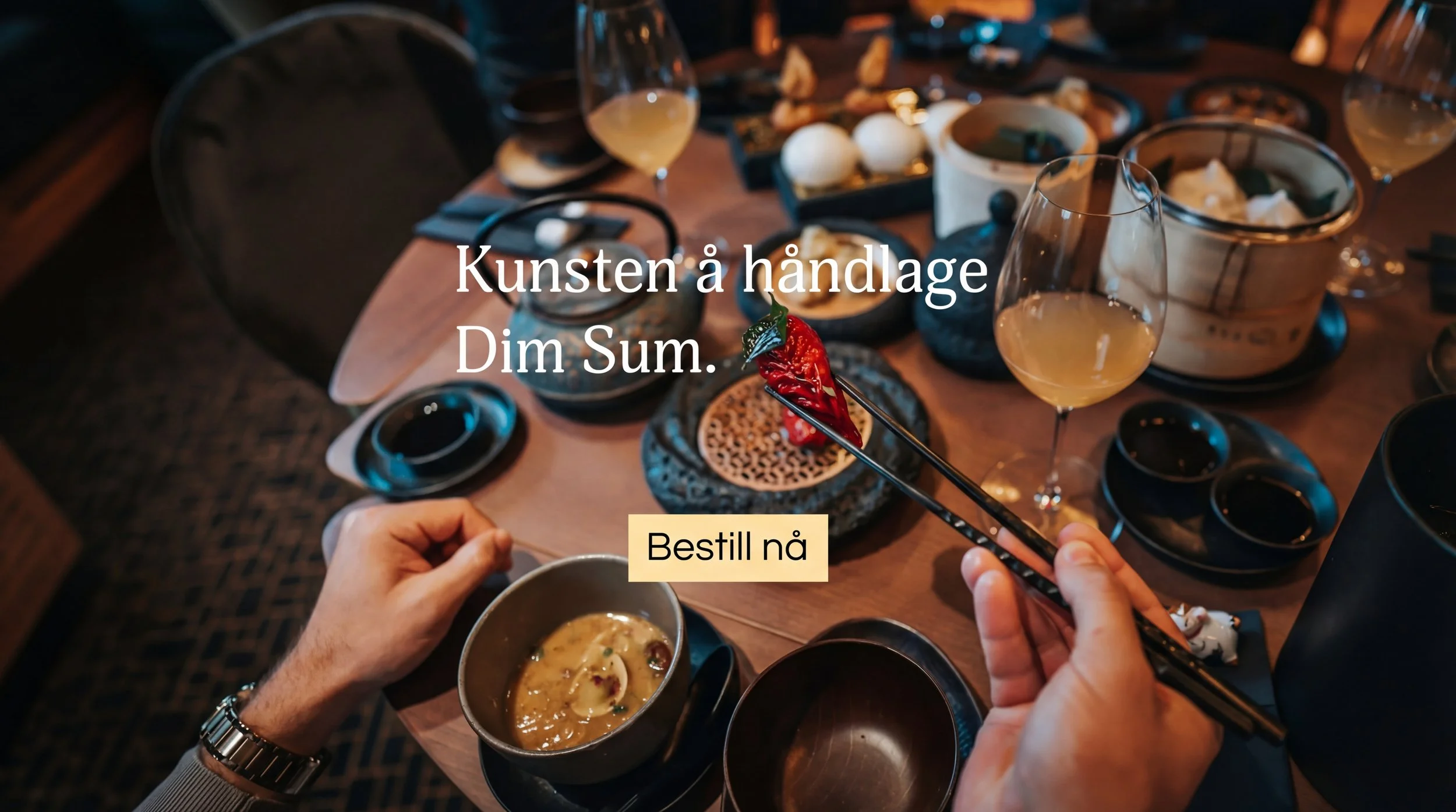 Kunsten å Håndbrette Dim Sum.