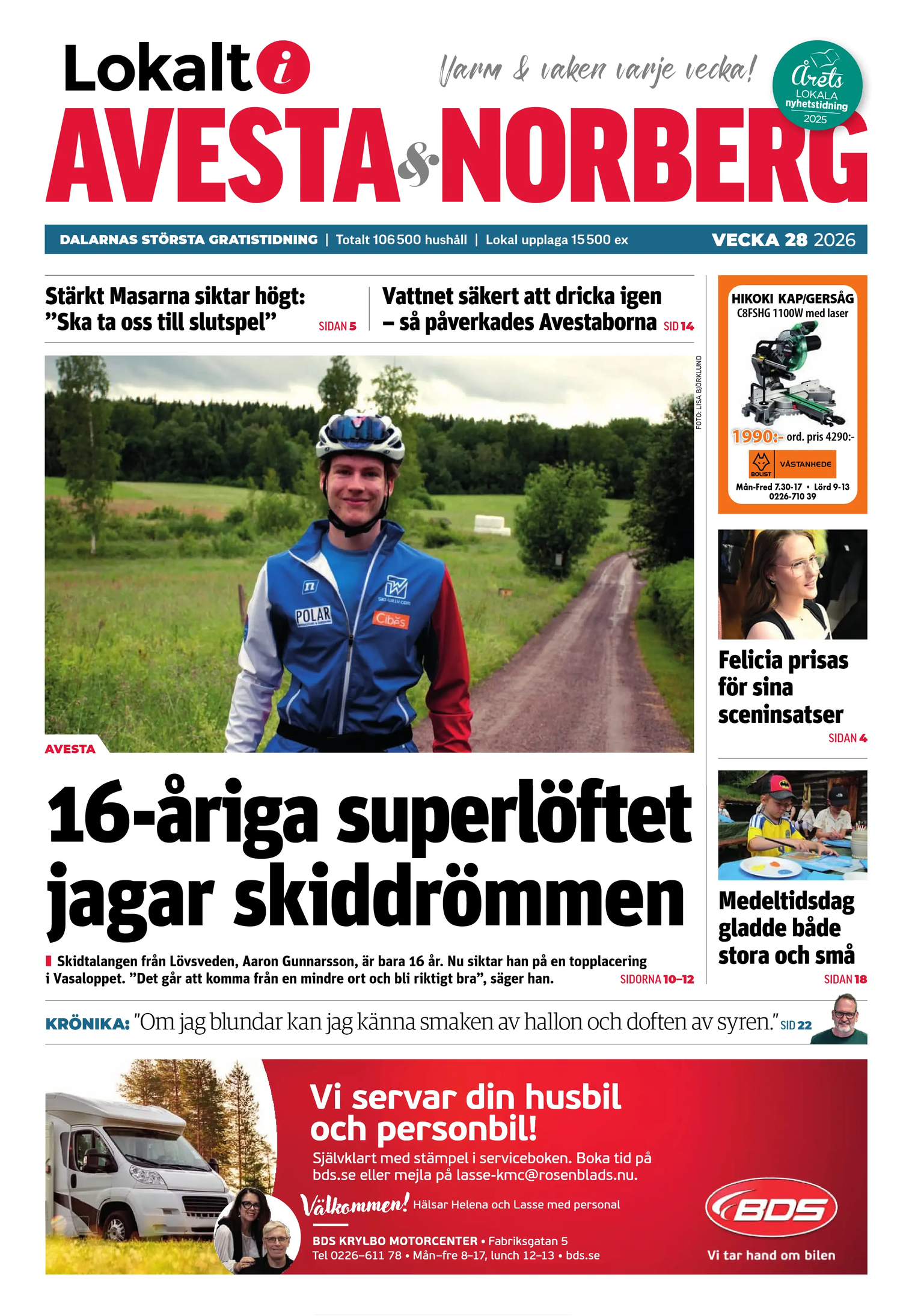 Schlagzeilen in Schweden