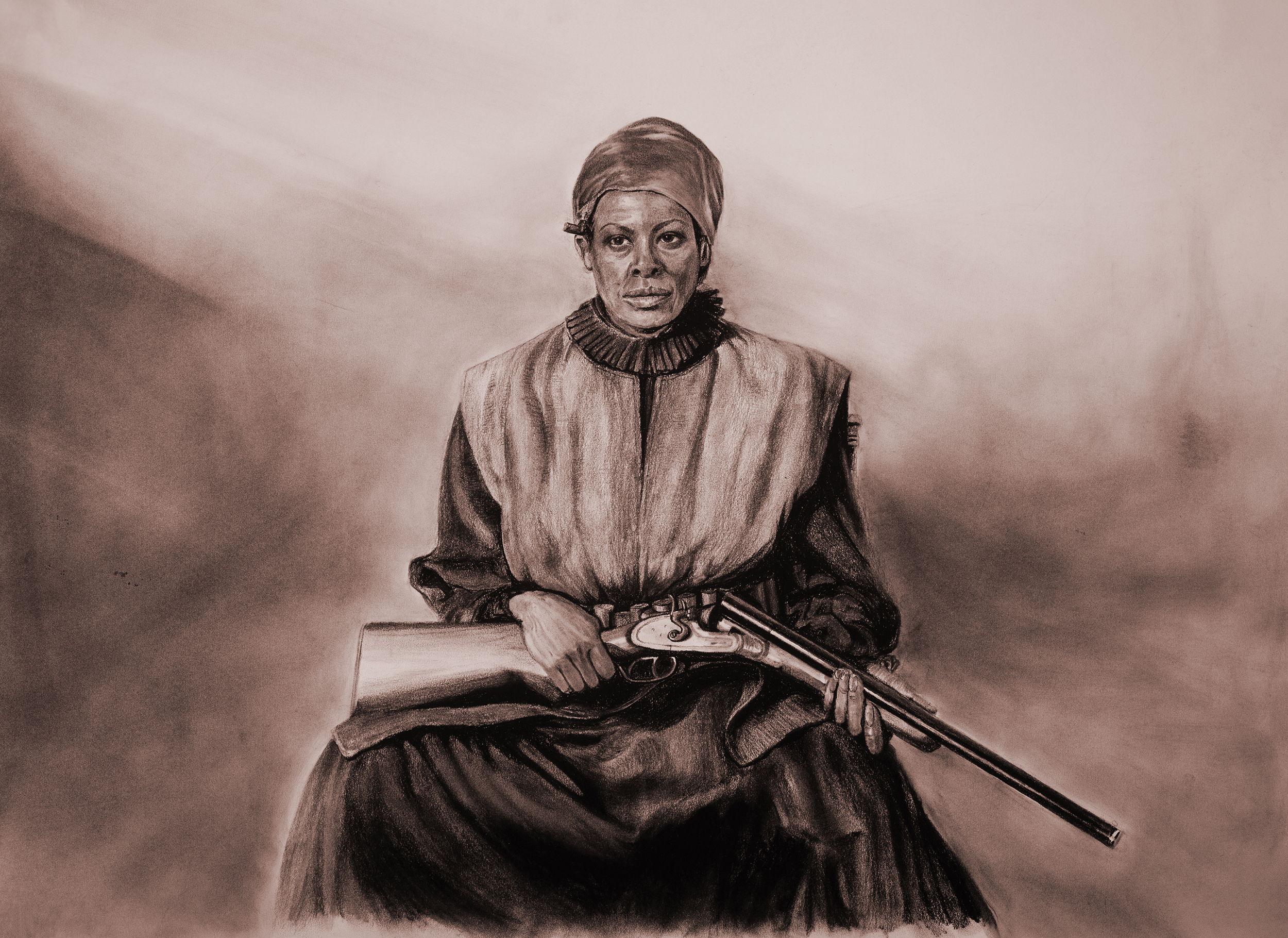 EXT. ROAD BRIDGE - DAY

MARY (CONT’D)
What is it, Moses?
She is clearly the least bit concerned, and turns her attention back to the ice bath she’s enjoying and the fine Maduro. She hums a tune and puffs her cigar. She grabs the shotgun and begins po