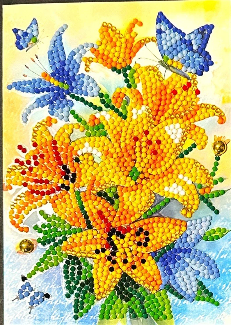 Butterflies and Day Lilies