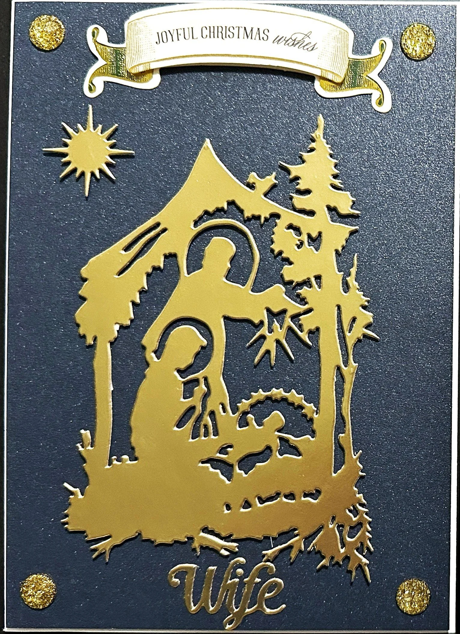 Joyful Christmas wishes Wife