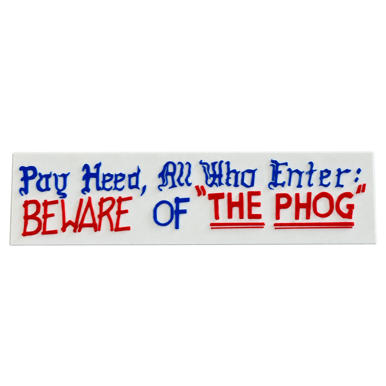 Pay Heed Mini Sign