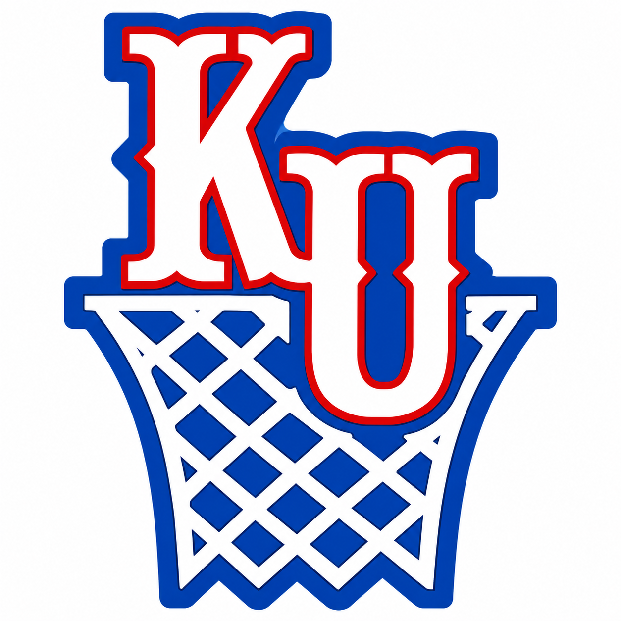 KU Hoops Mini Sign