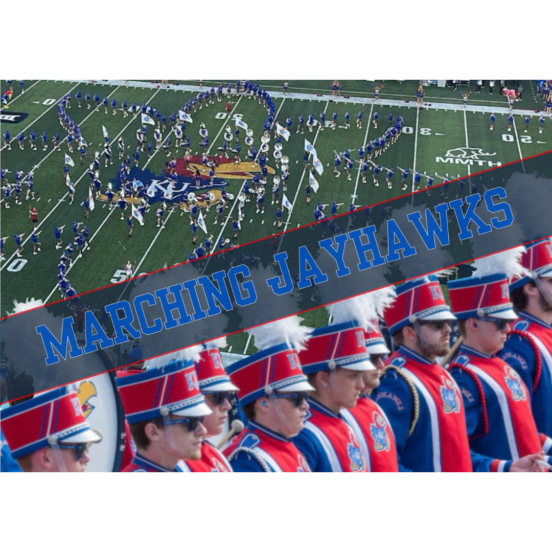 KU Marching Jayhawks Wood Puzzle