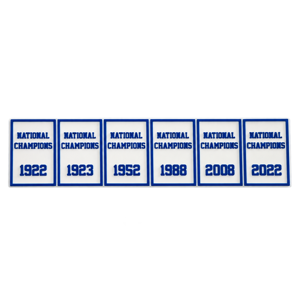 National Championship Banners Mini Sign