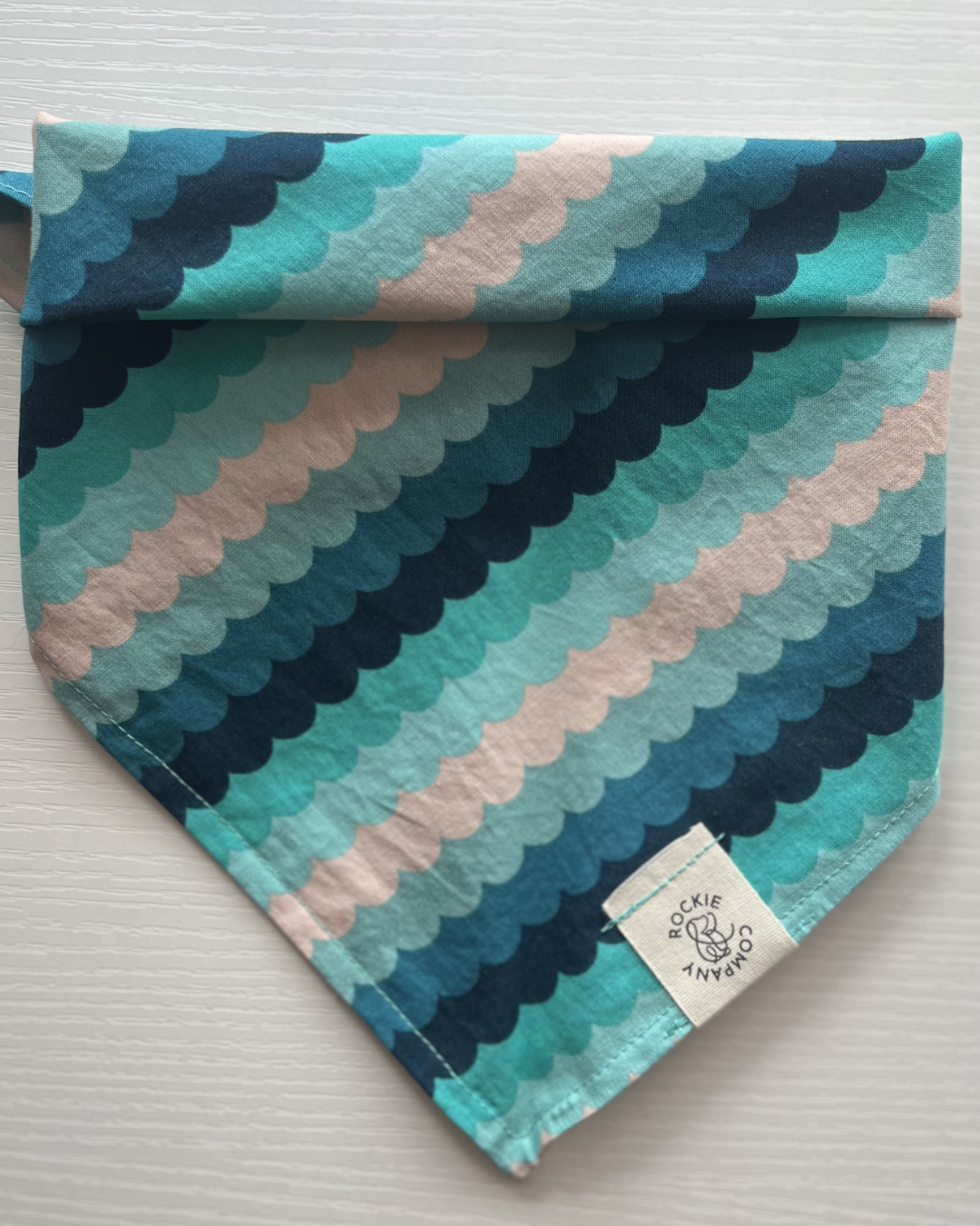 Ocean Waves Dog Bandana