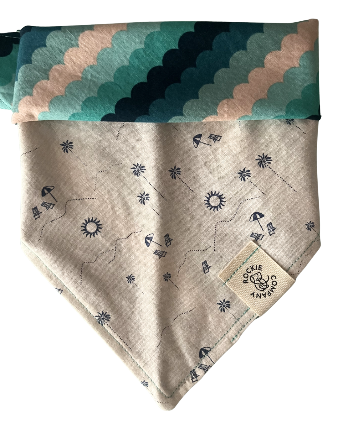 Santa Monica Beach Reversible Dog Bandana
