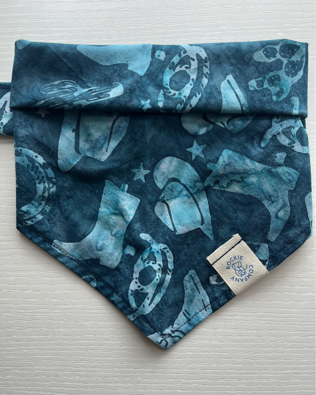 Big Texas Energy Dog Bandana (Blue)