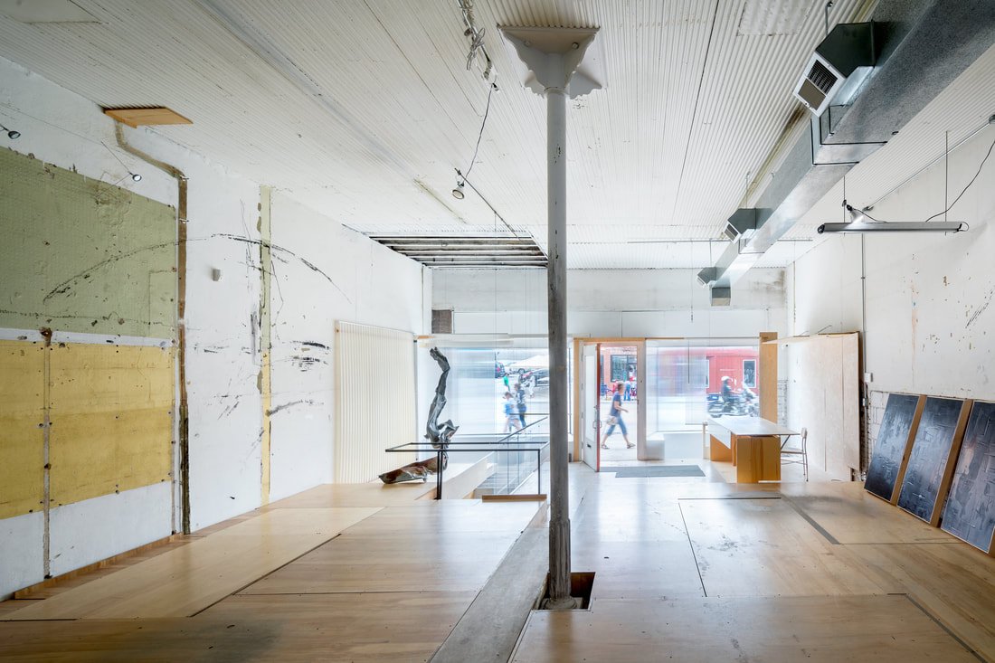 Inside view of Maple St. Construct