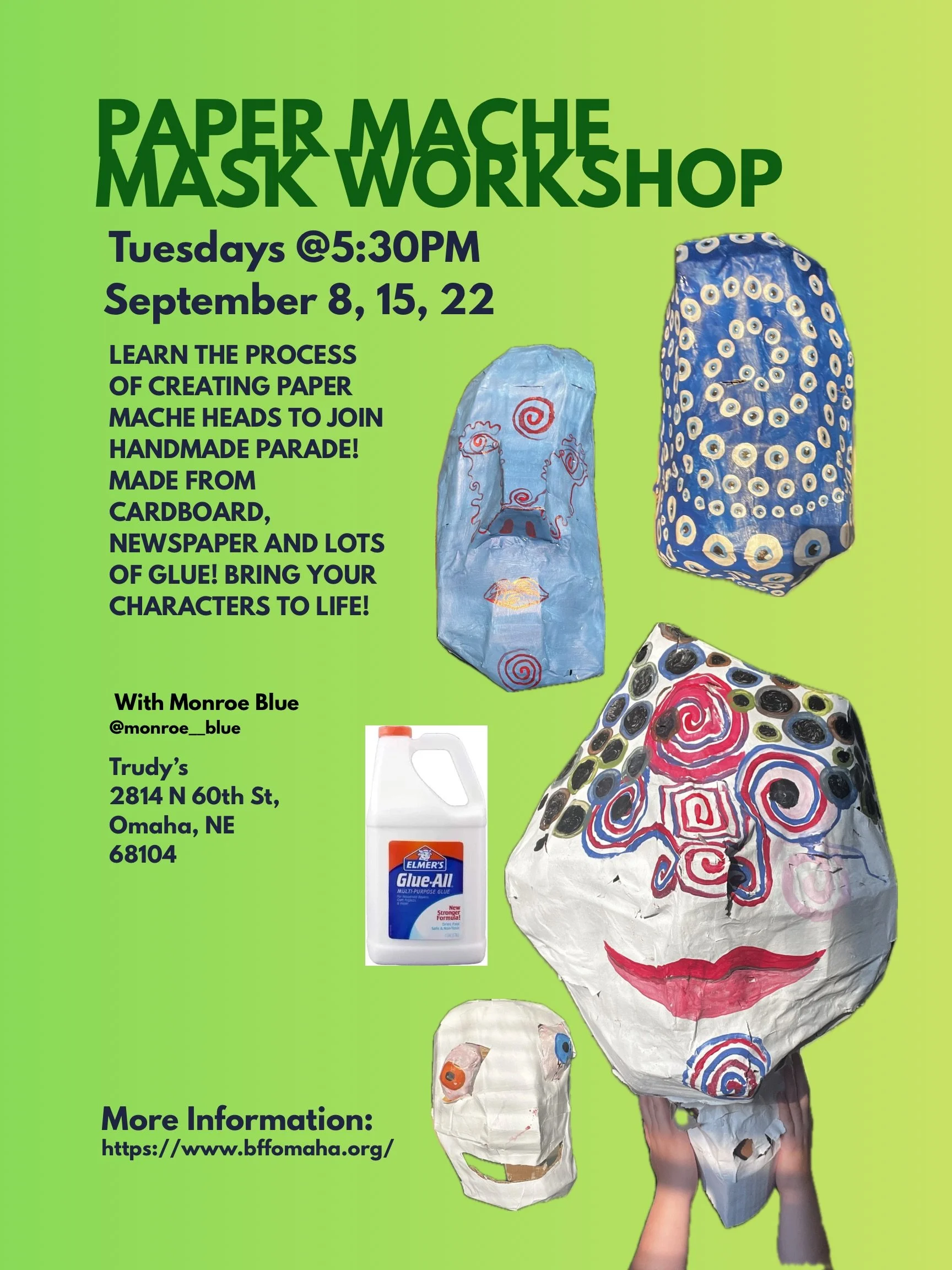 Paper Mache Mask Workshop
