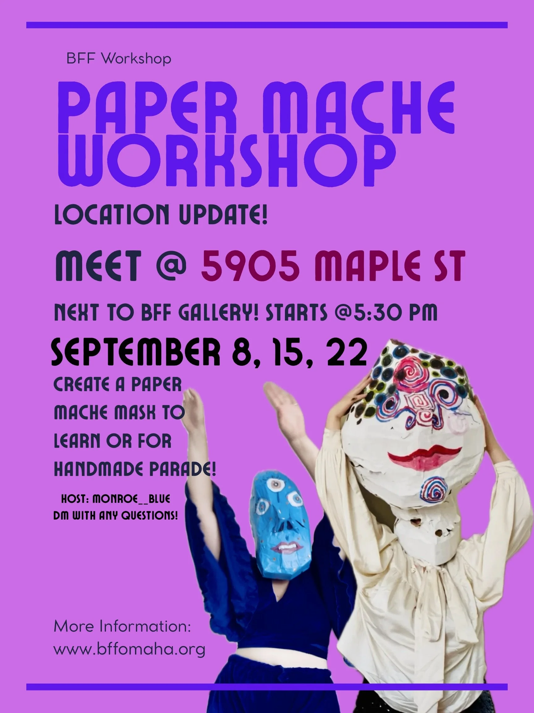 Paper Mache Mask Workshop