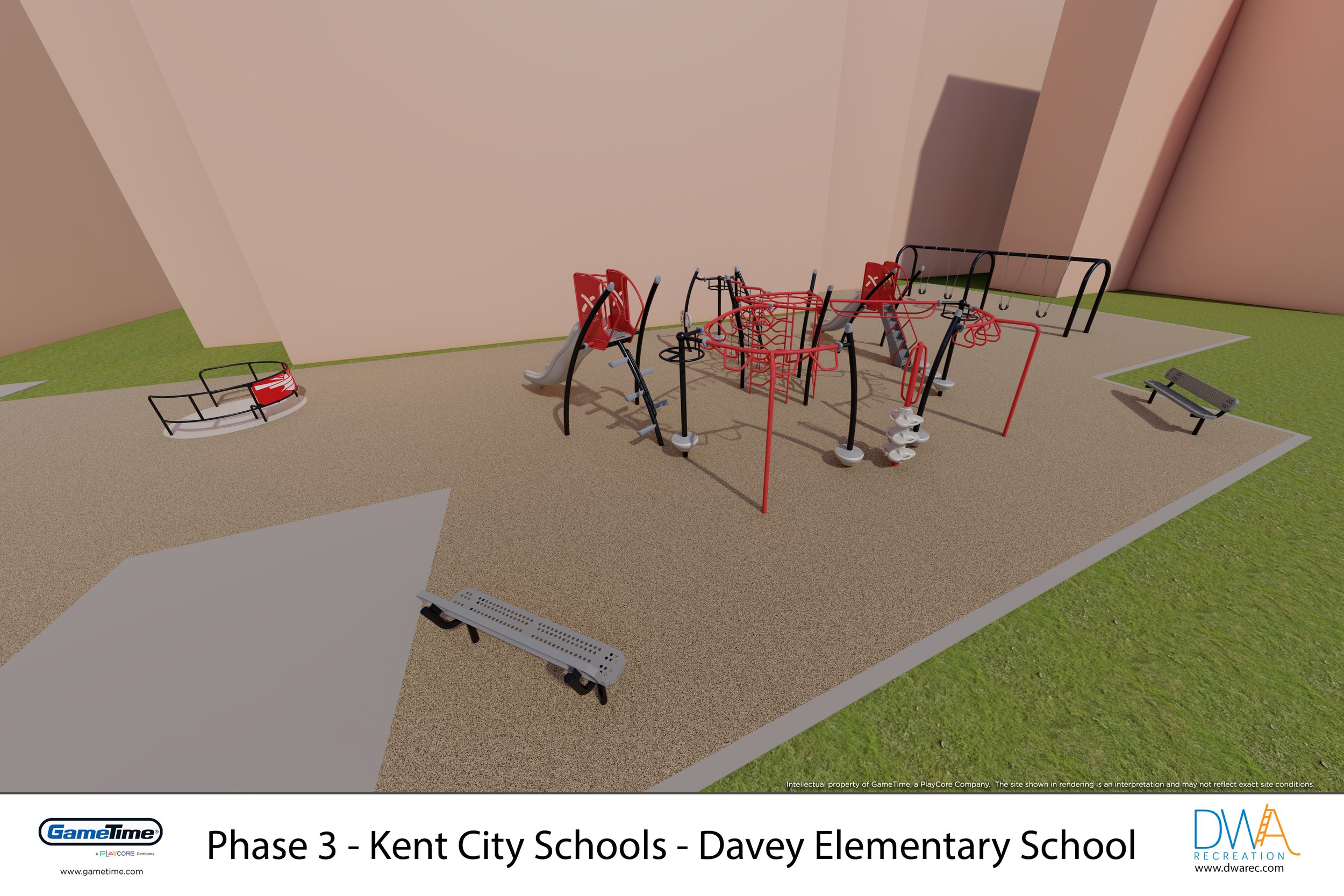 Phase 3 - 3D Rendering - (View 10) - Kent City Schools - Davey Elementary School - 2024 Playground.jpg