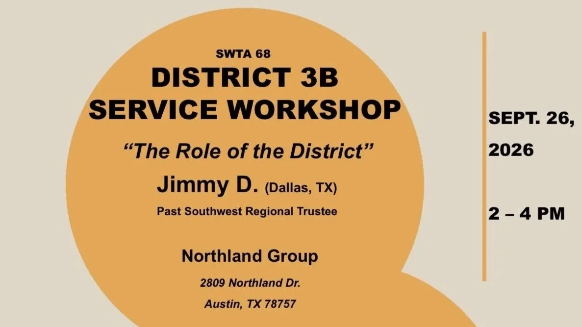 District 3b Service Workshop