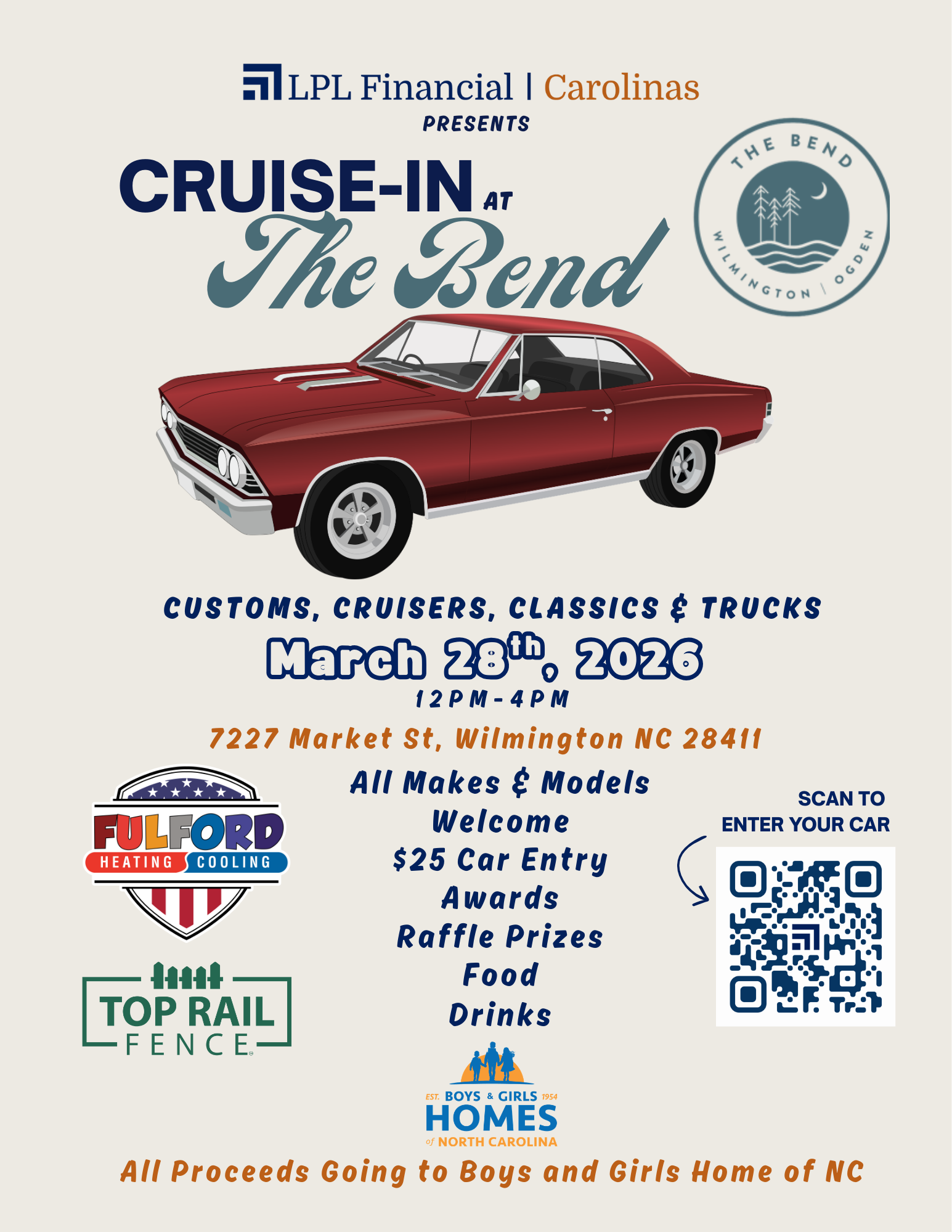 CAR SHOW: CRUISE-IN AT THE BEND