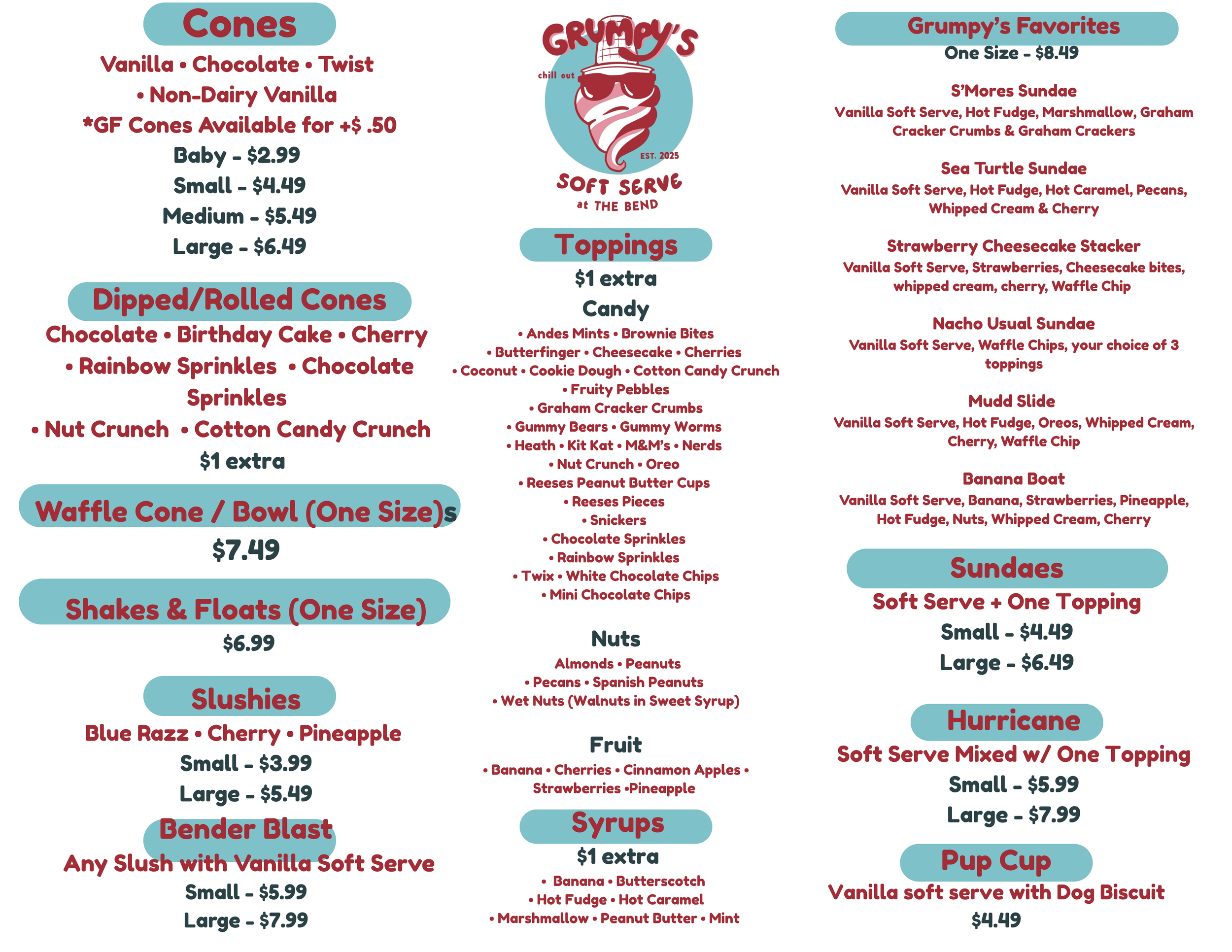 Grumpy's Soft Serve — The Bend