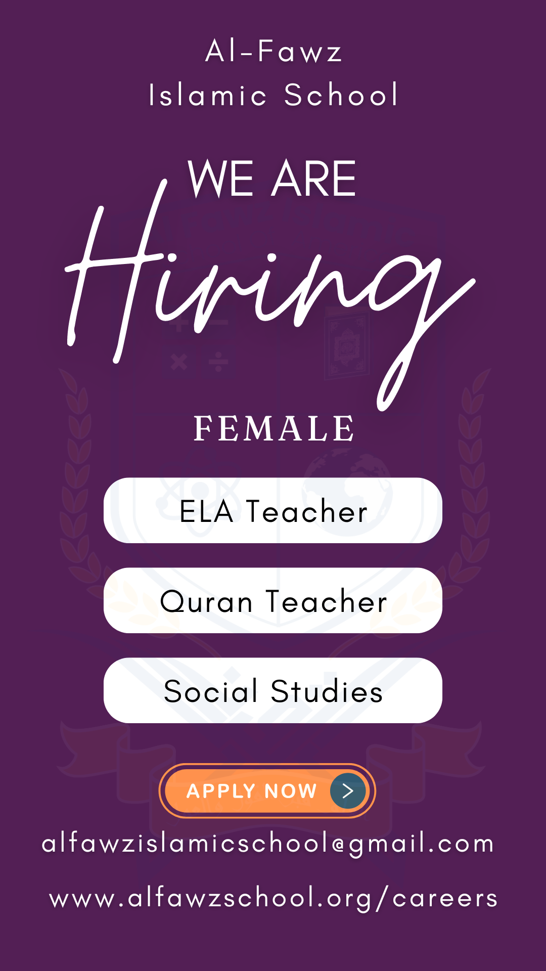 Careers — Al Fawz Islamic School of America