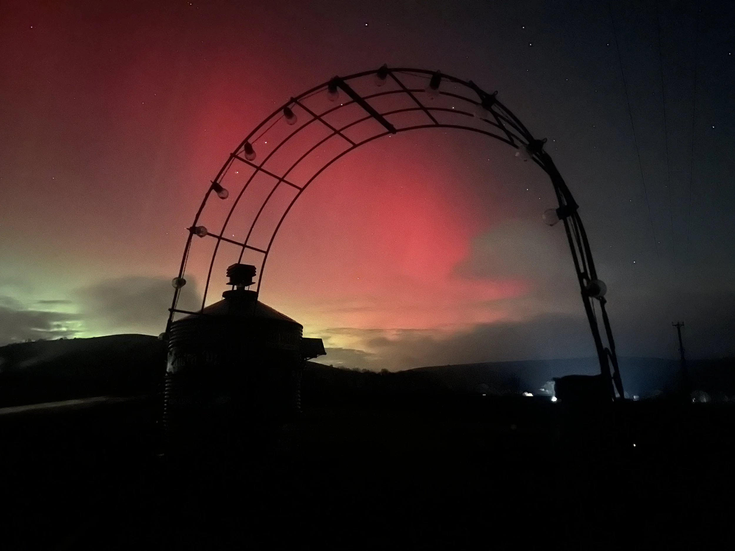 Northern Lights Over Melbury Beacon