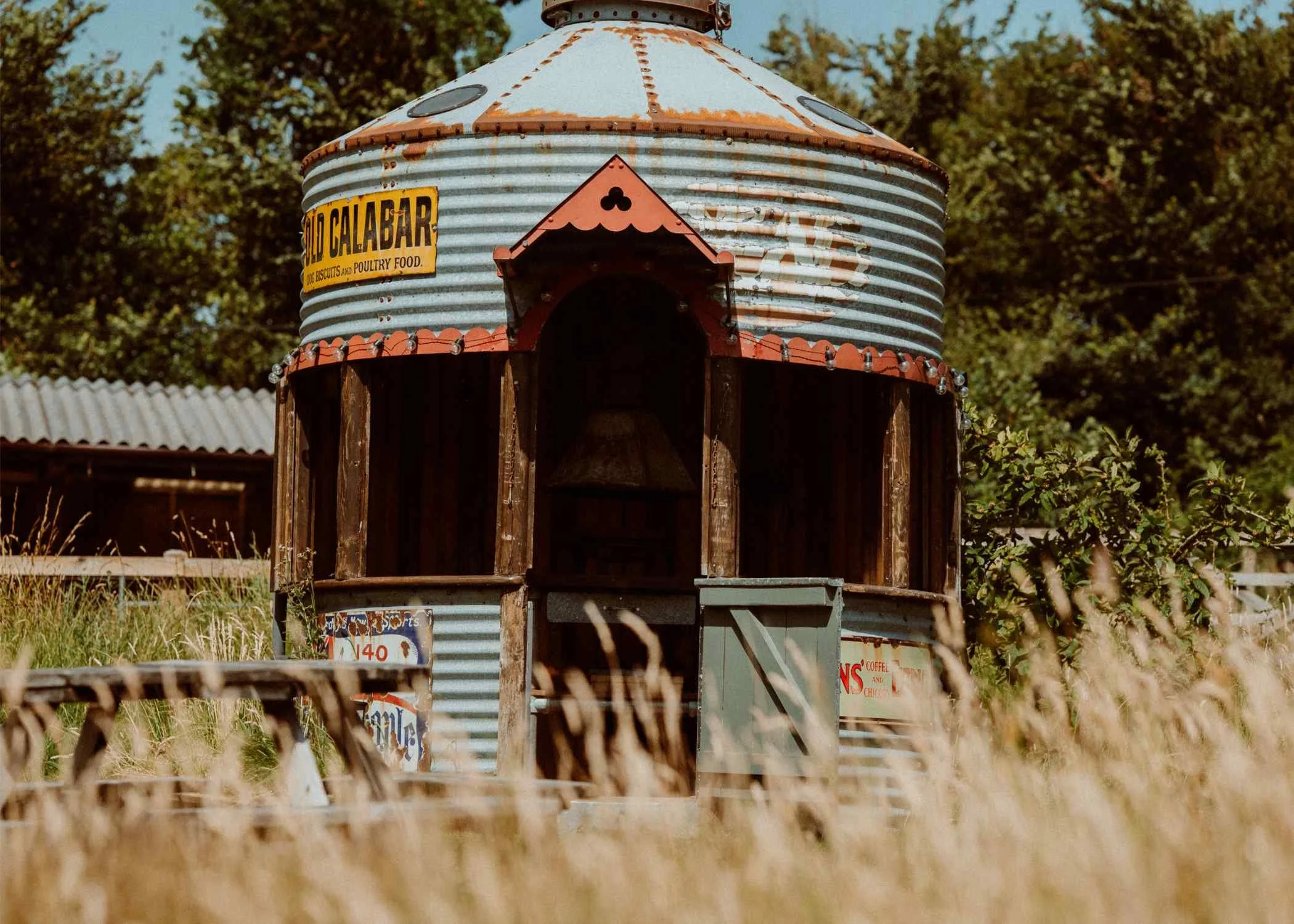 Converted grain silo