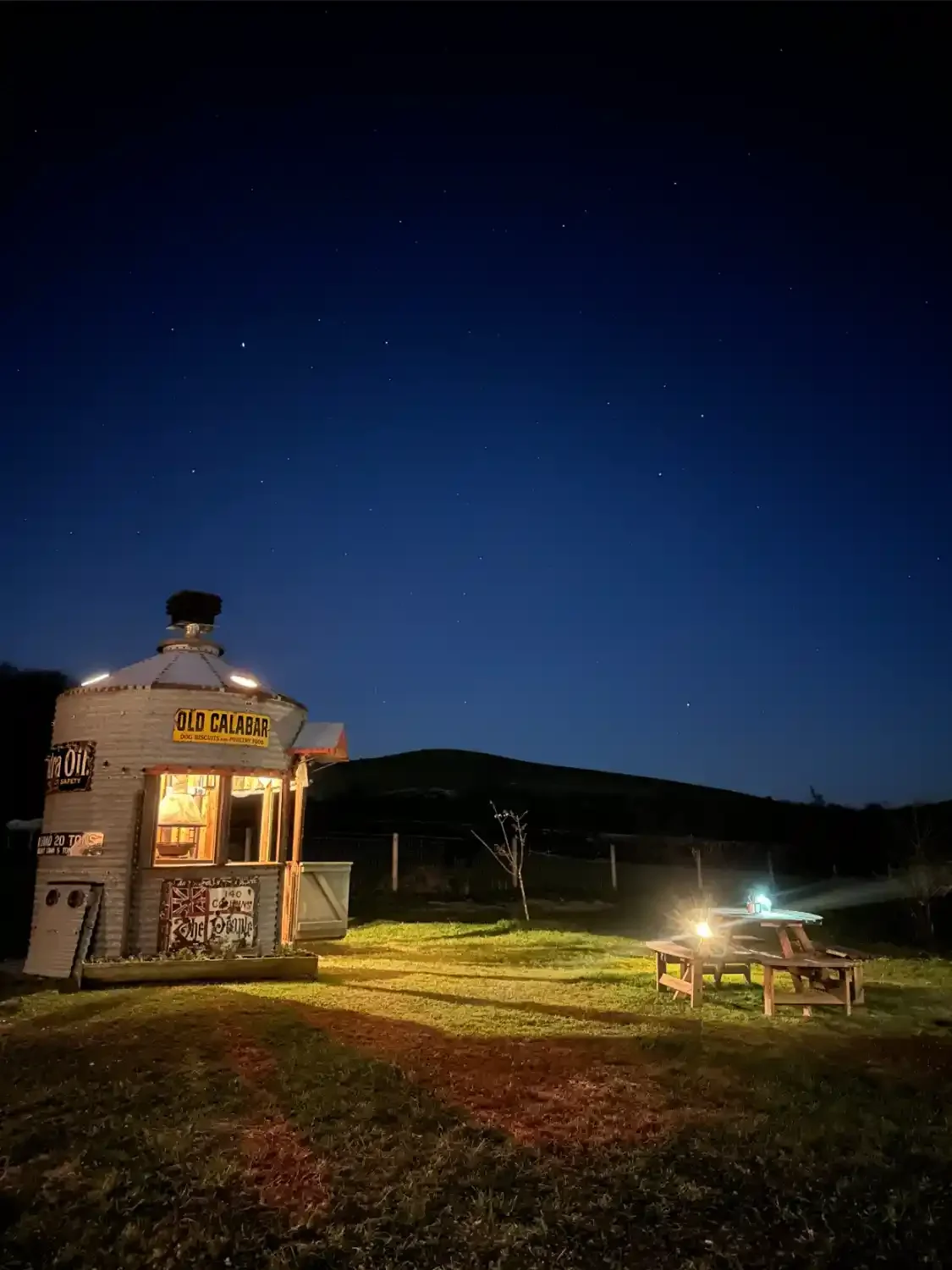 Cabins and pods to stay