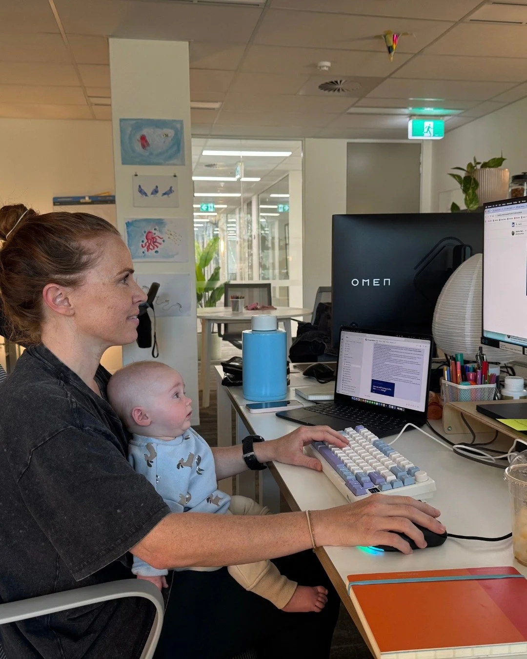 We want to clear something up &hellip;
 
A few people have mentioned to us recently that a lot of mums with young kids work at Inkfield.
 
It&rsquo;s no accident.
 
At the National Press Club of Australia recently, Georgie Dent said parenting is made