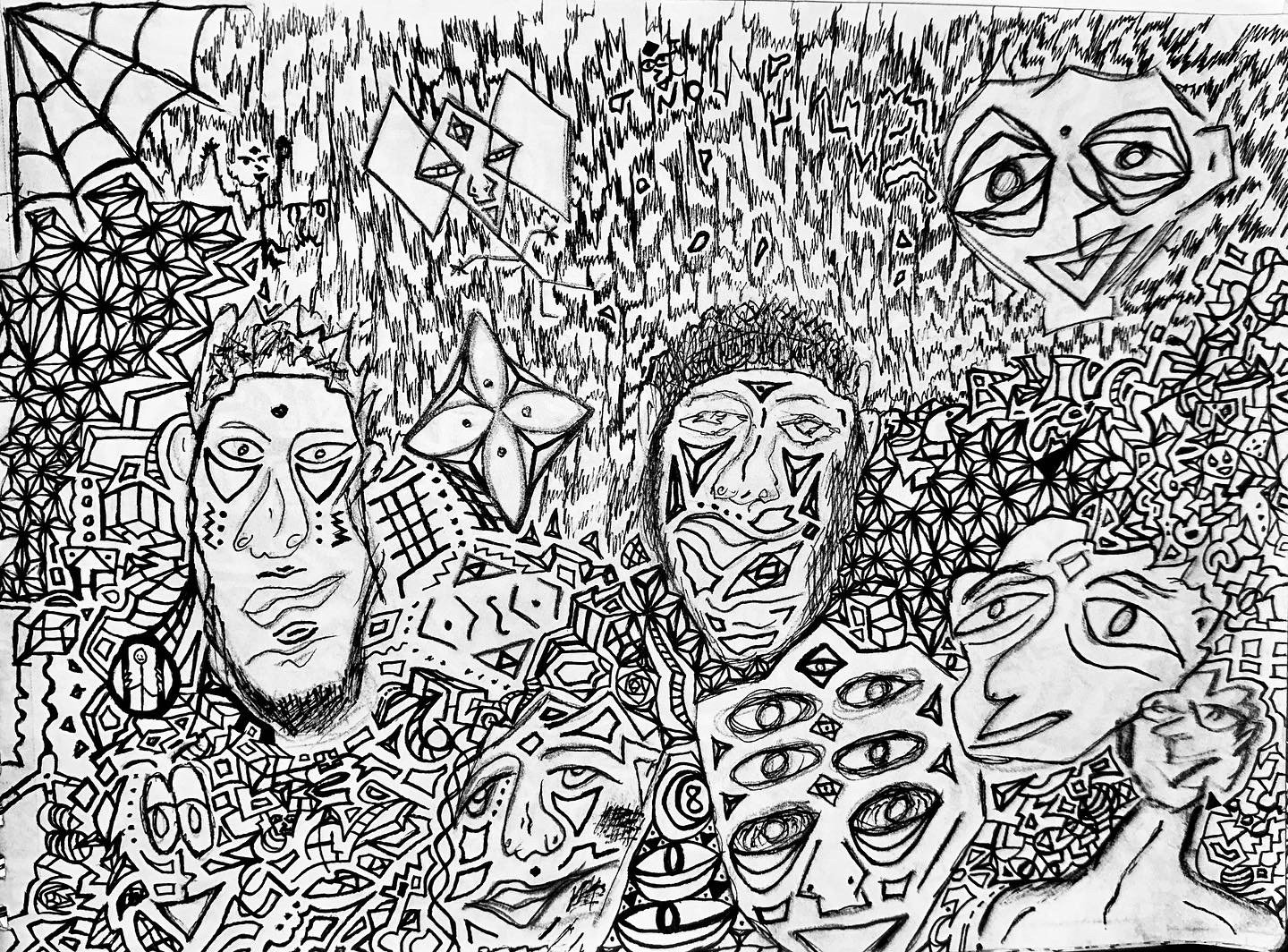 "Untitled.SometimeIn2021"
(Ink and graphite drawing scanned)
Dimensions: 9" x 12"
By Matthew Cohen