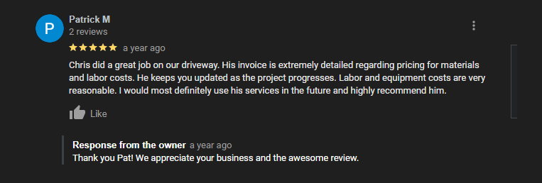 Driveway Review