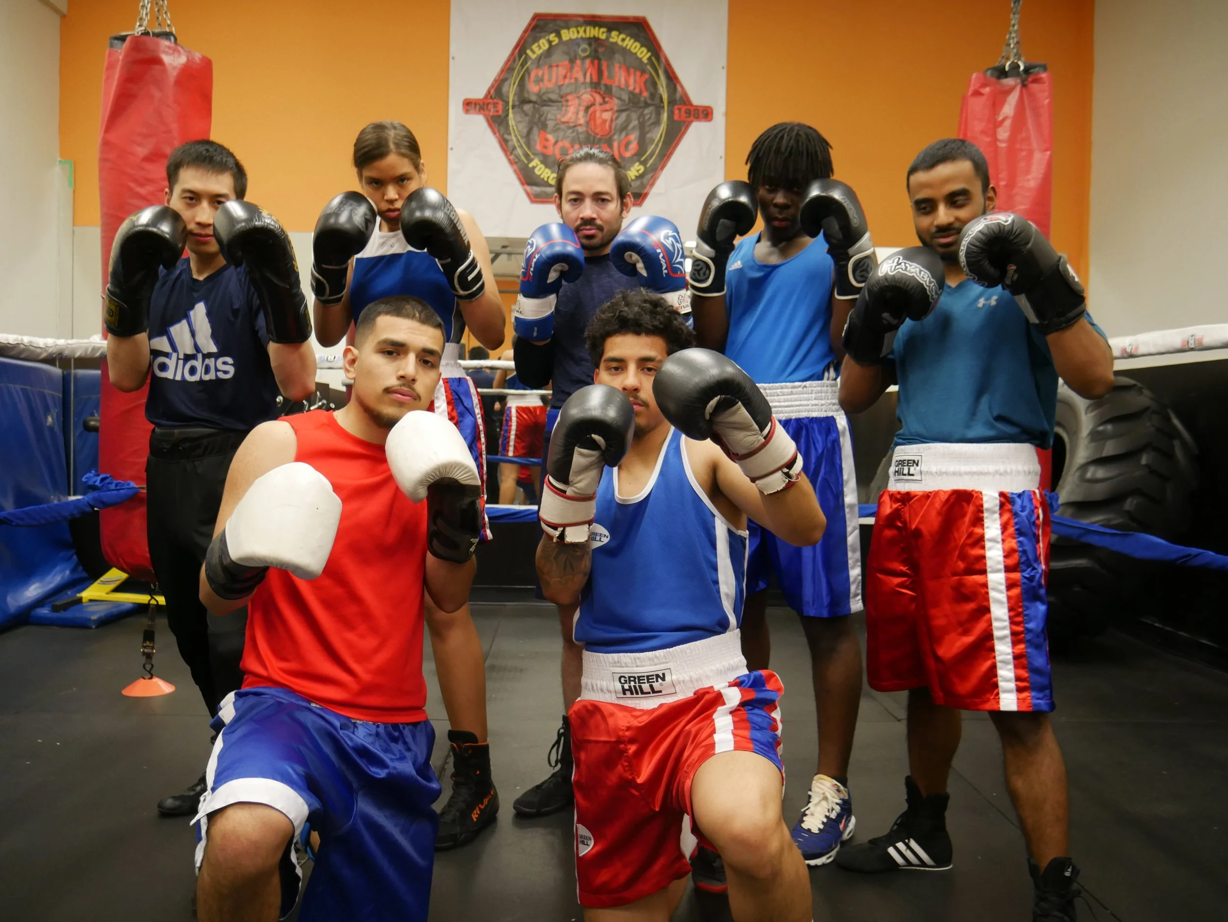 Coach Leo & Kelvin in the corner 