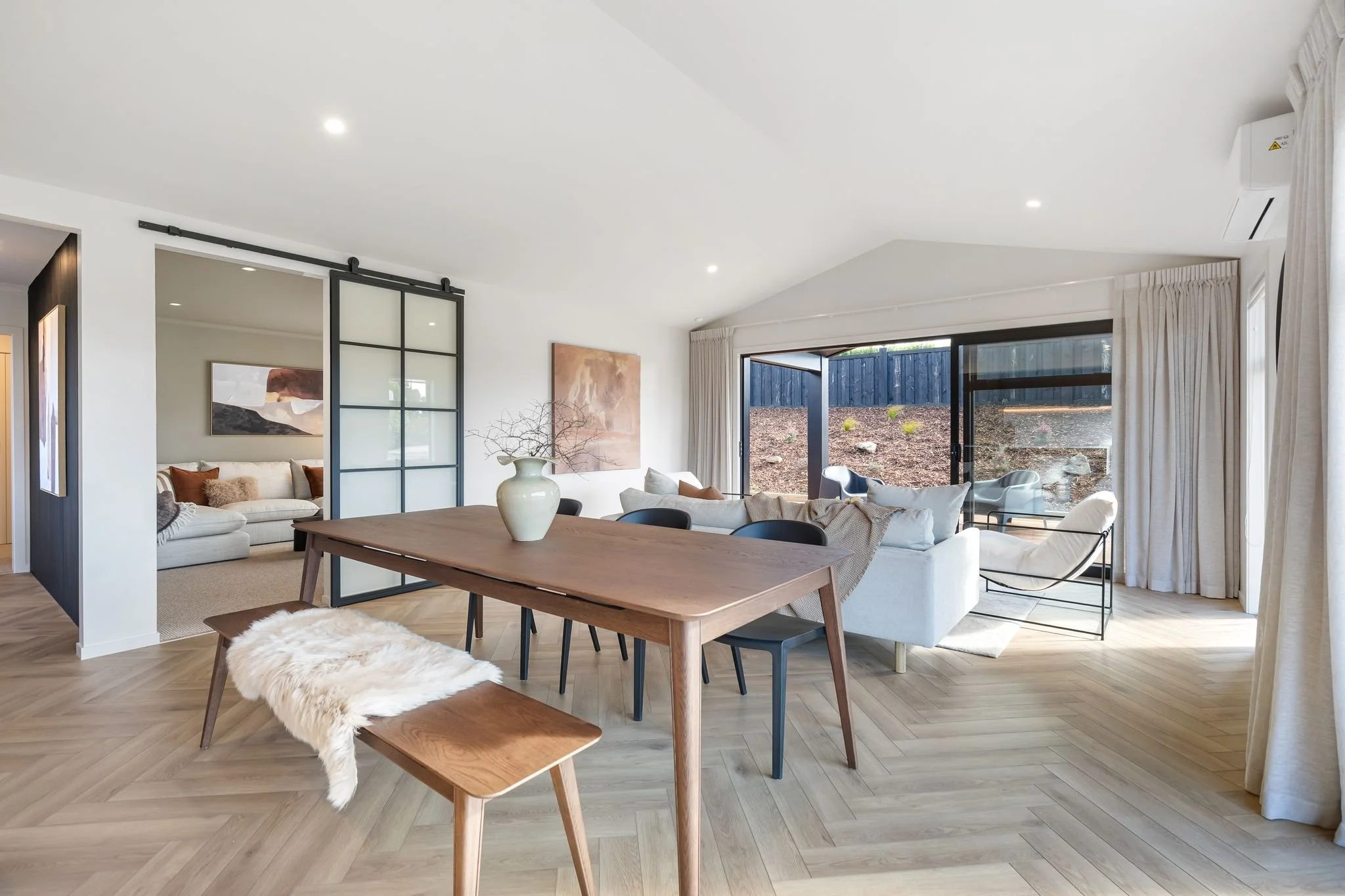 A1 Homes Kerikeri Show Home dining, family and separate lounge