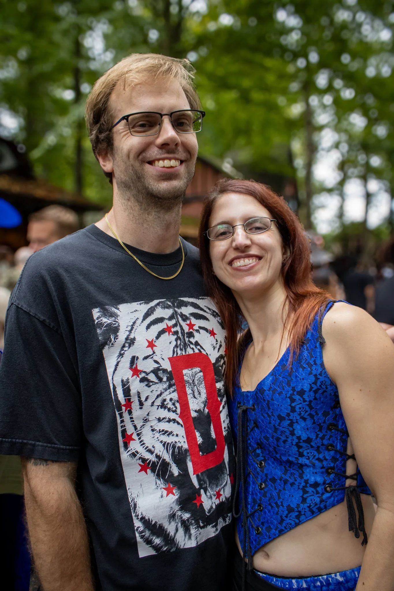 Couple at the Maryland Renaissance Festival