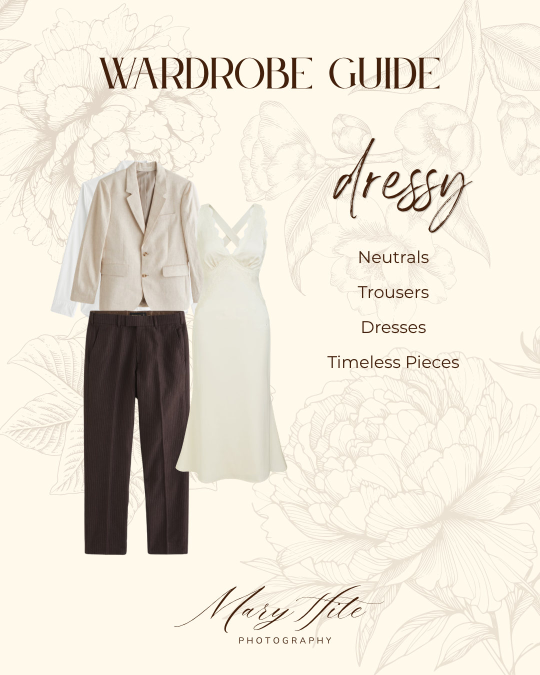 Dressy fall photography wardrobe guide