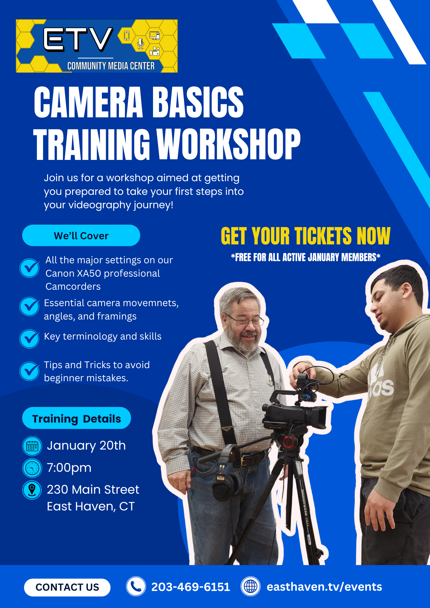 Camera Basics Training Worskshop