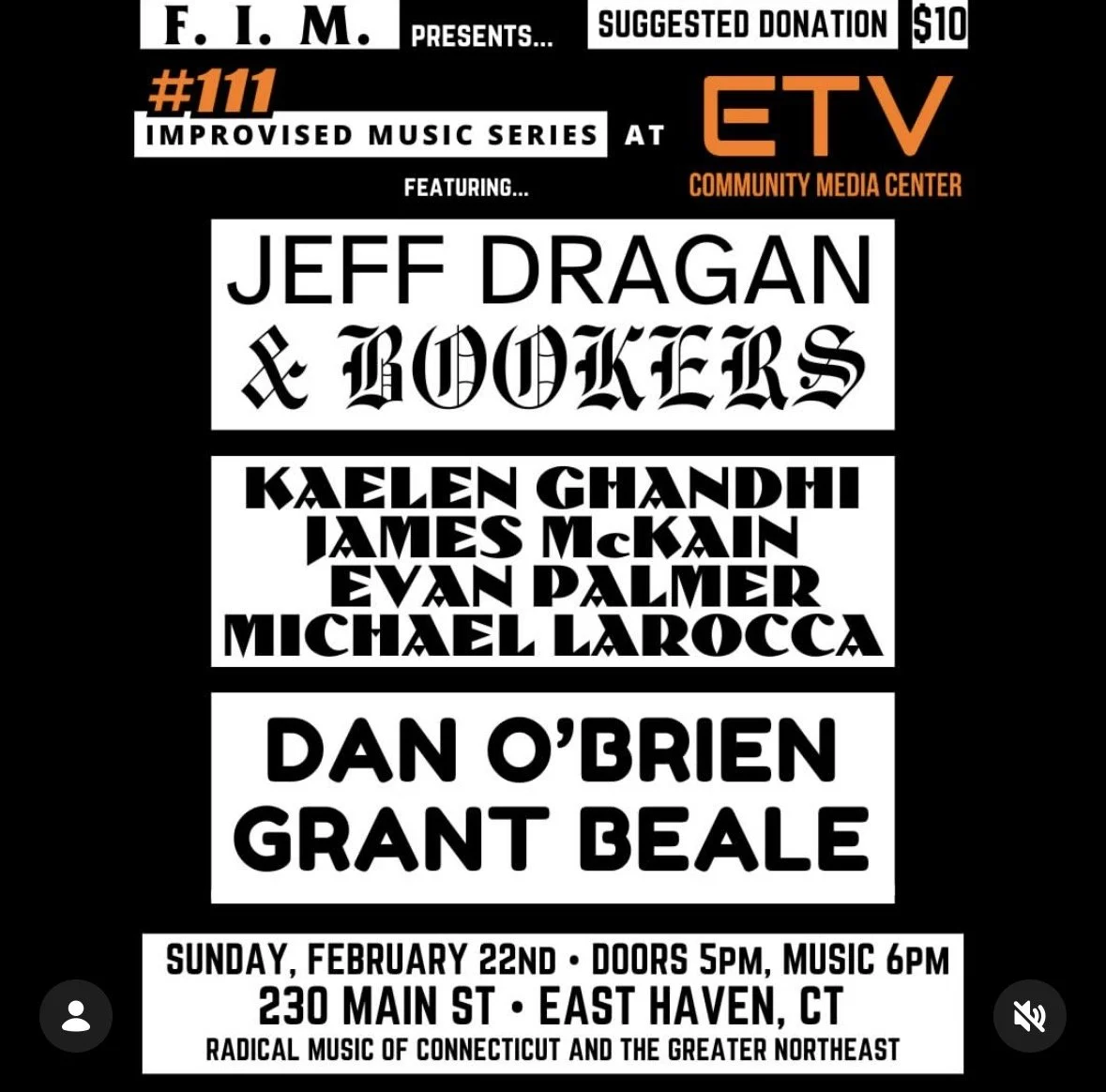 F.I.M. Improvised Music Series #111