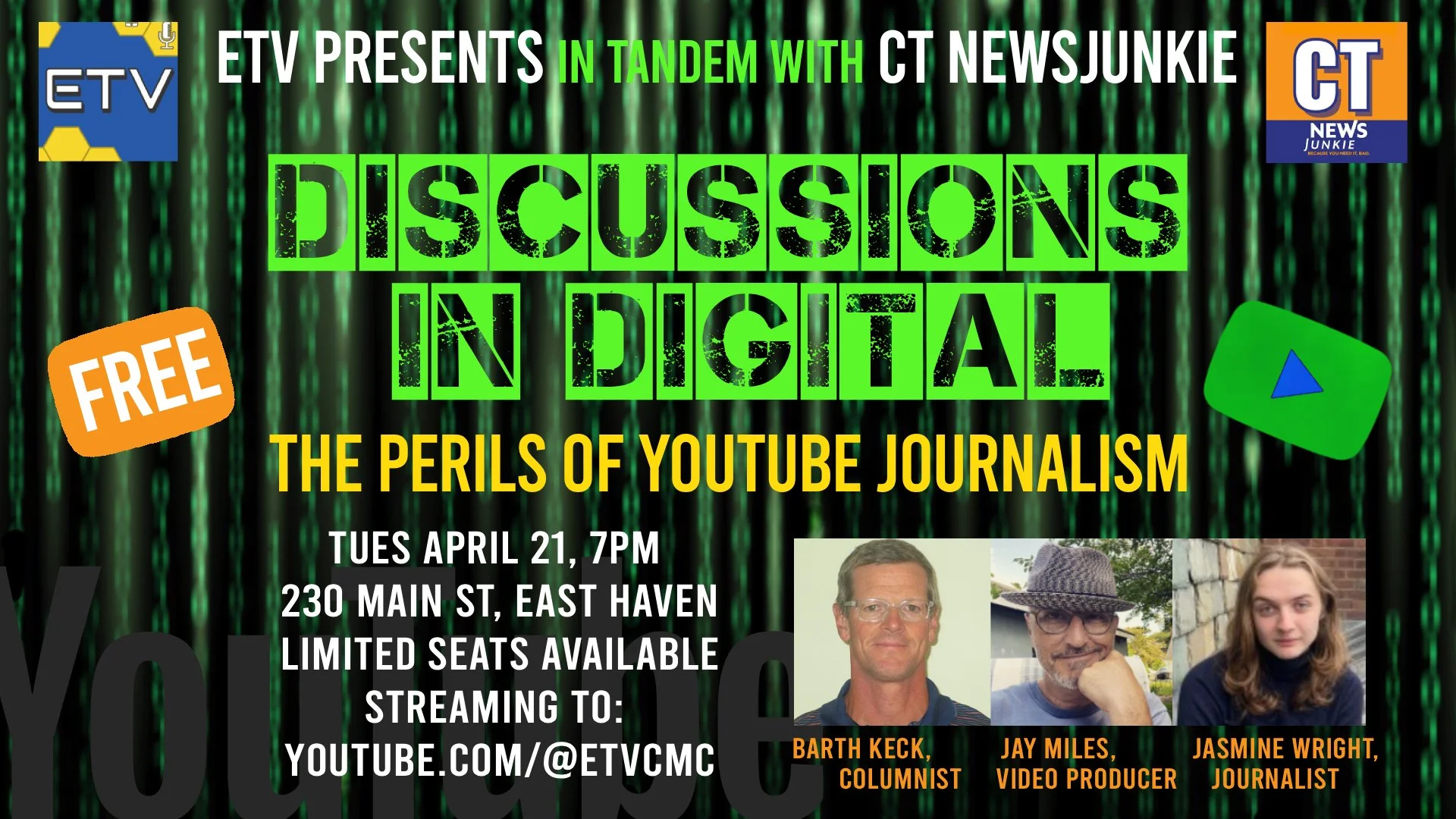 Discussion in Digital: The Perils of YouTube Journalism 