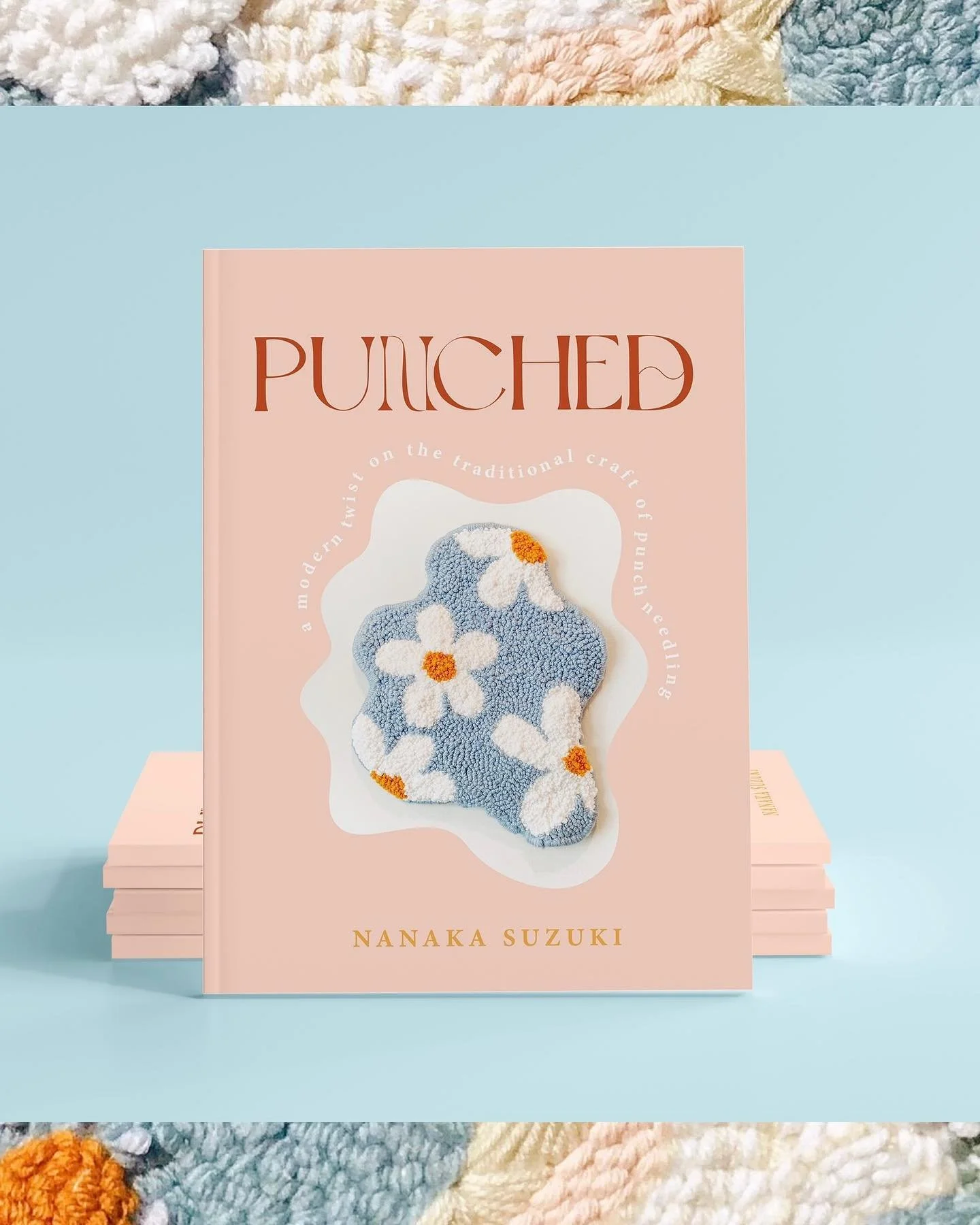 In today&rsquo;s episode of &ldquo;Nani makes random things&rdquo; &mdash; we have a cover and a layout design for a punch needle book that does NOT exist (but&hellip;how cool would it be if it did?👀). This was so fun to whip up that I might add a f