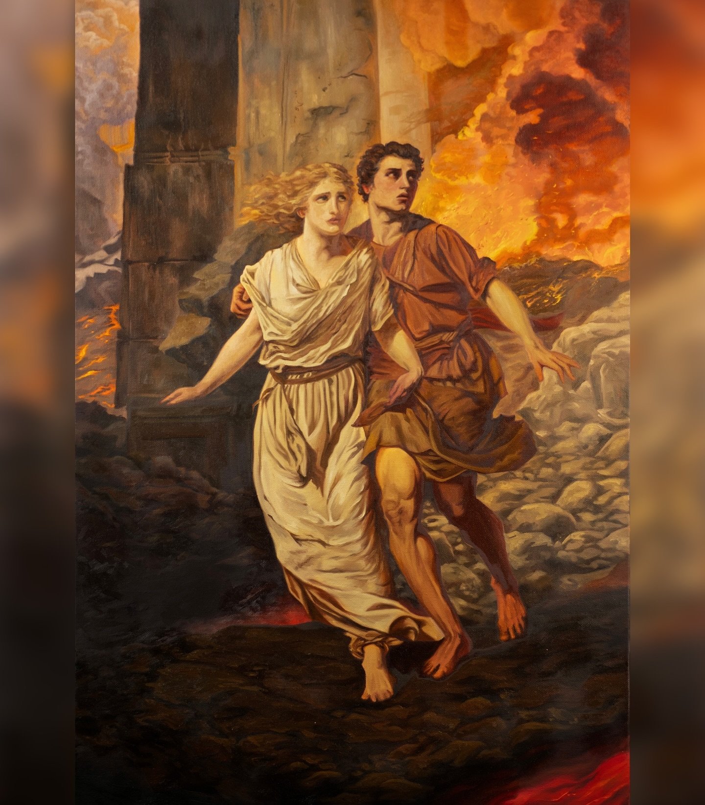 &ldquo;Mount Vesuvius&rdquo; Oil on Linen 20&rdquo;x30&rdquo;  #fineart #gallery #oilpainting