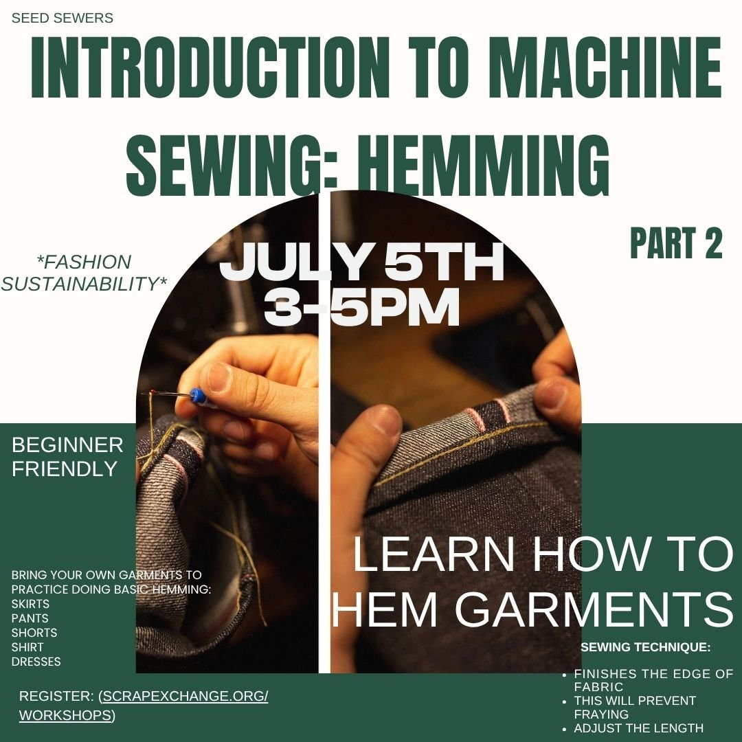 Hemming Garments: Intro to sewing part2