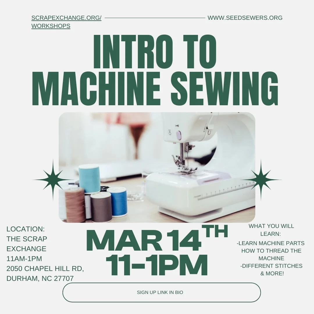 March Intro to Machine Sewing dates are LIVE 🧵✨

If you&rsquo;ve been waiting for the perfect time to finally learn how to sew &mdash; this is your sign 🤍 Whether you&rsquo;re brand new, a little nervous, or just ready to start creating with your h