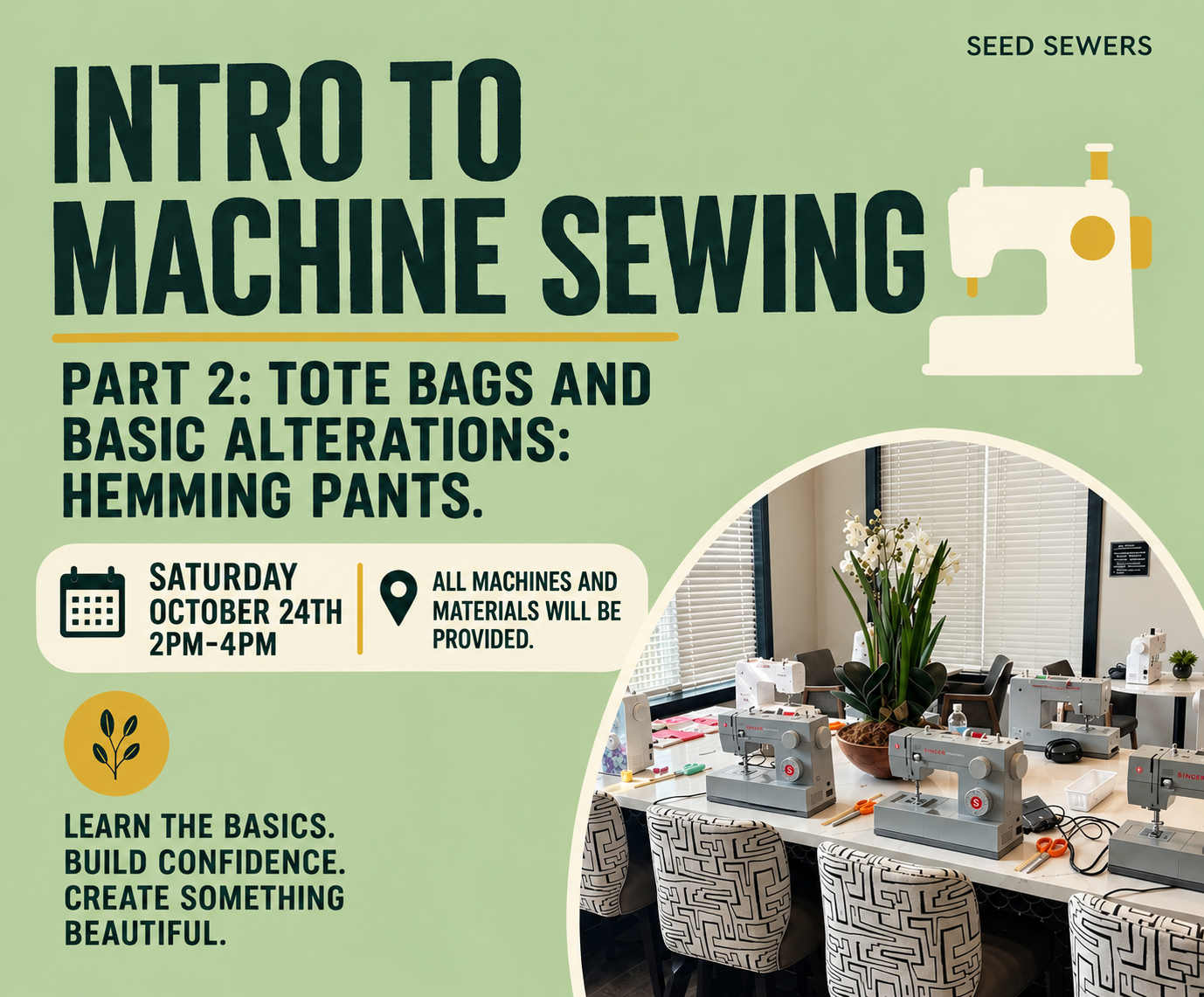 “Intro to Machine Sewing: Part 2 — Tote Bags &amp; Basic Alterations: Hemming