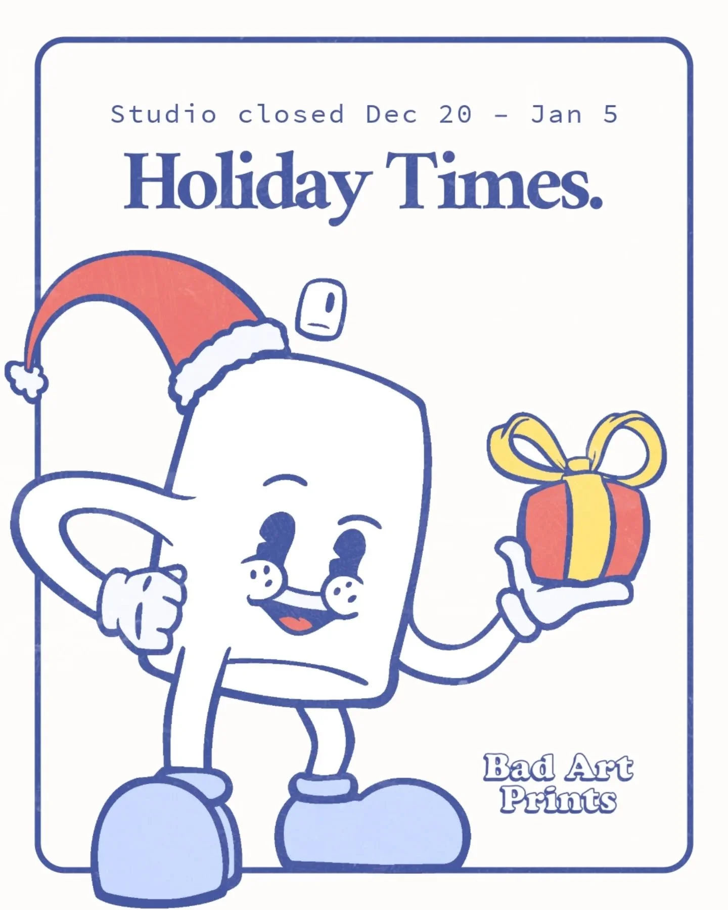 It's been a fun month scanning and printing all your pre-Christmas orders! As we approach the end of the year, a reminder of our Christmas cut off dates for postage and delivery:

- for international shipping, all orders need to be placed by the 8th 